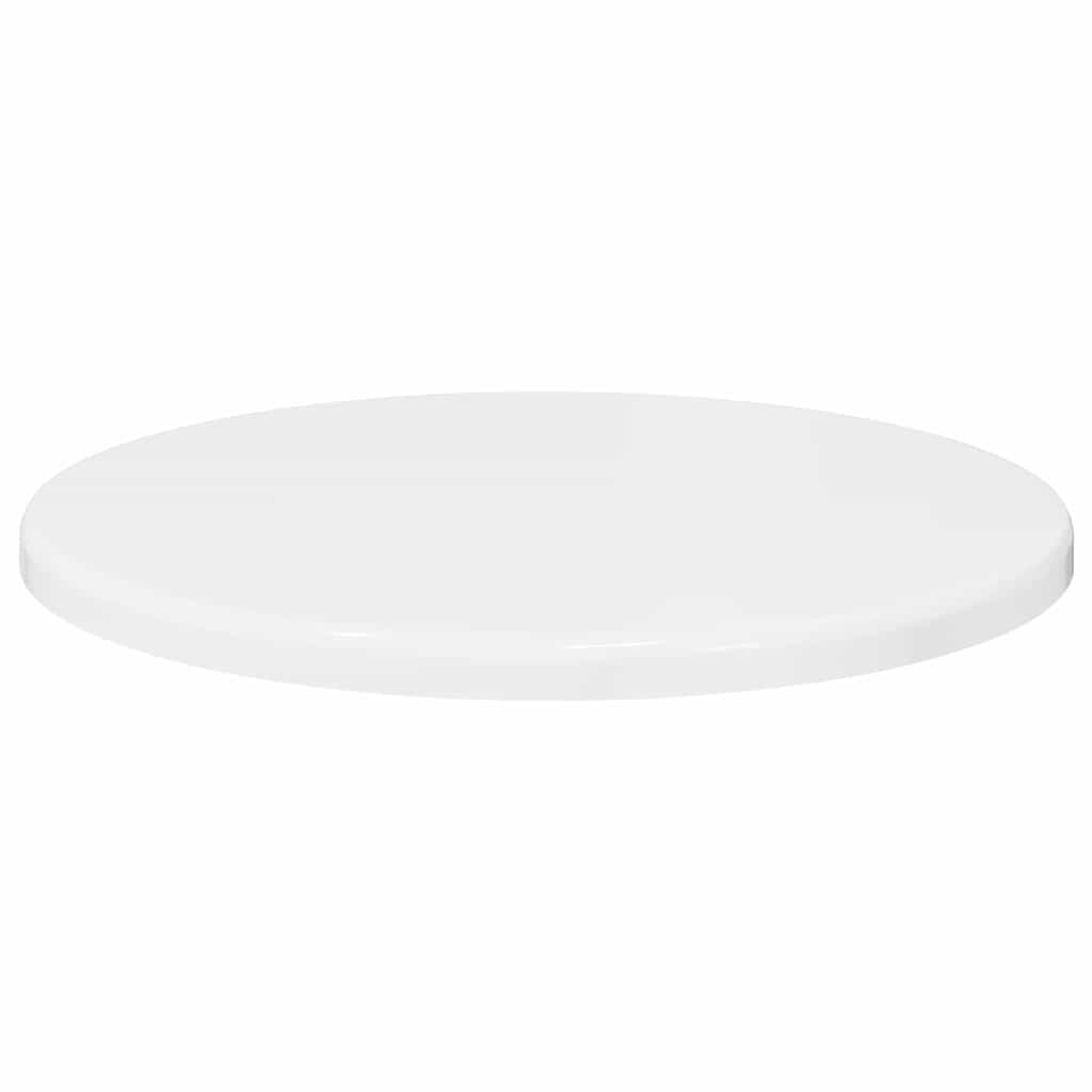 Asztallap magasfényű fehér 30 x 30 x 1.5 cm faanyag