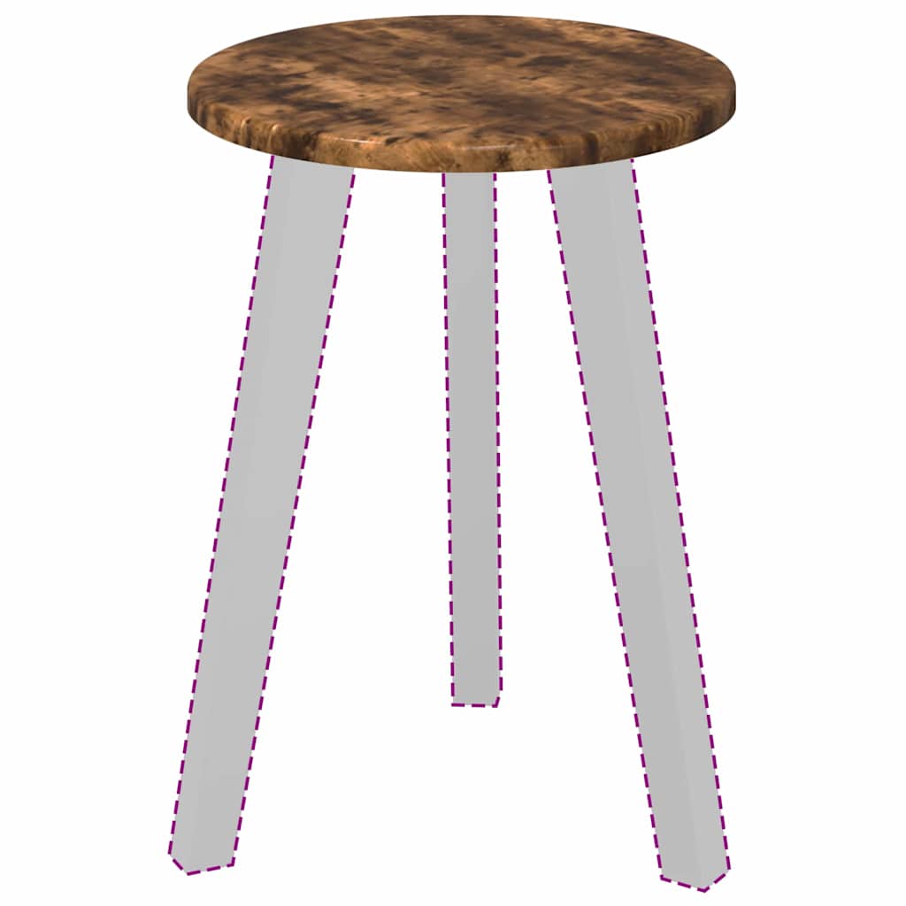 Asztallap füstölt tölgy 30 x 30 x 1.5 cm faanyag