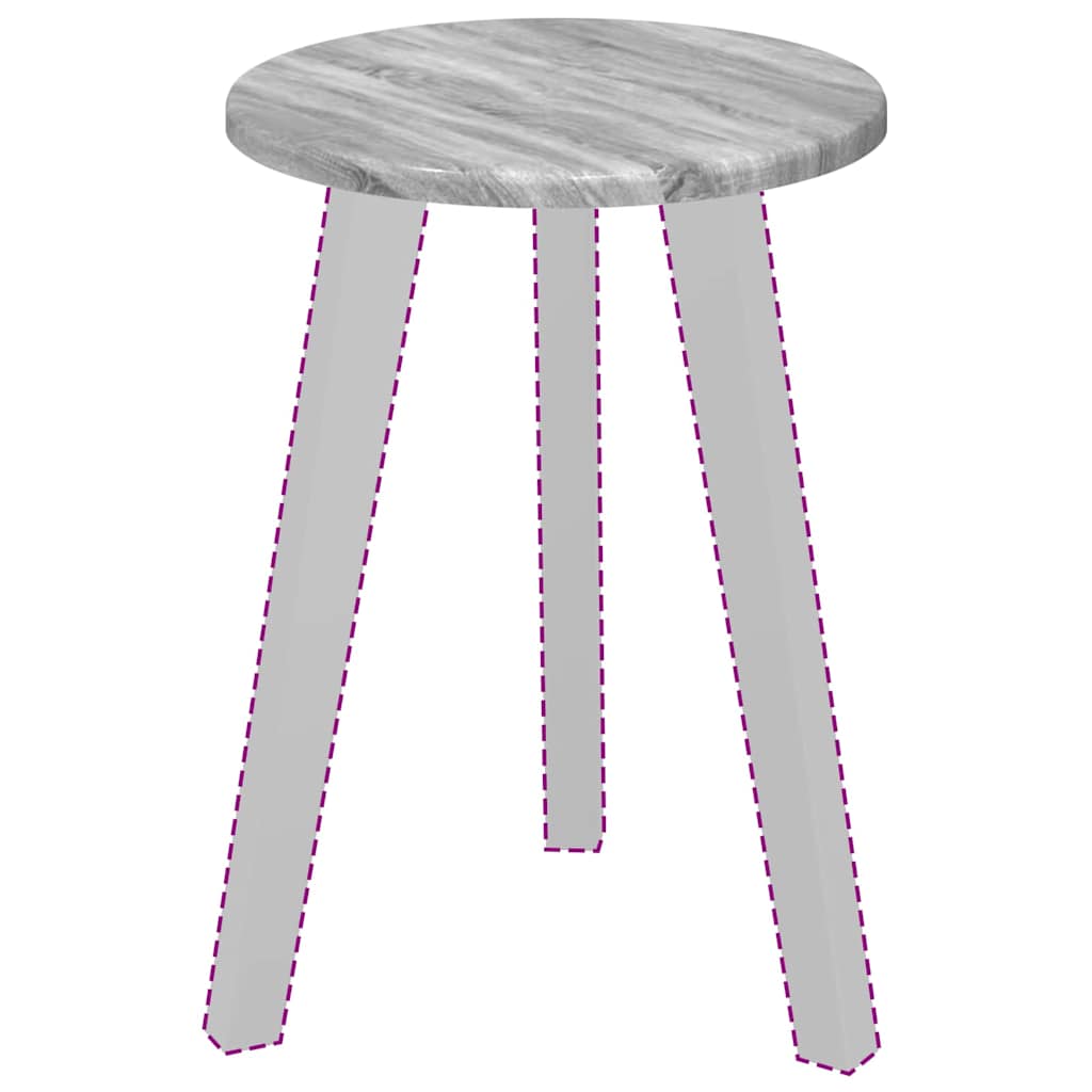 Asztallap szürke sonoma 30 x 30 x 1.5 cm faanyag