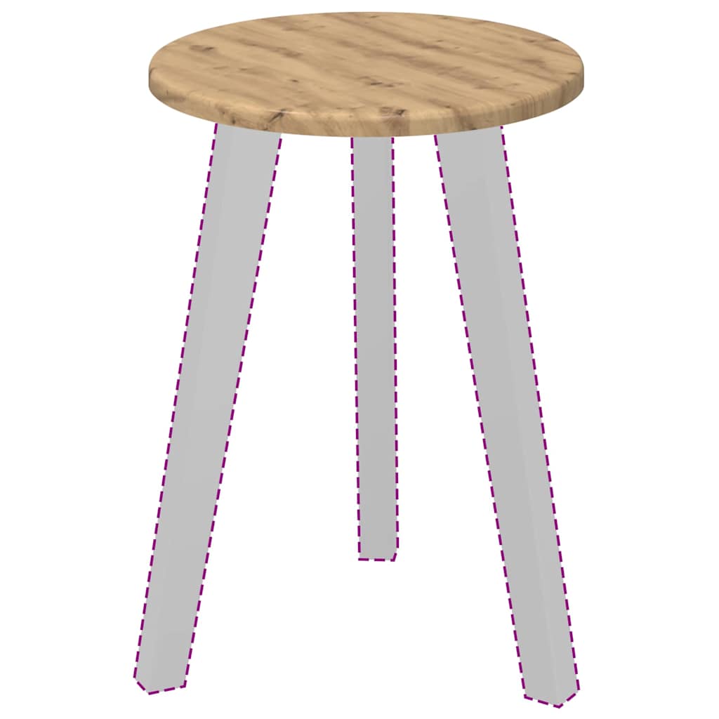 Asztallap kézműves tölgy 30 x 30 x 1.5 cm faanyag