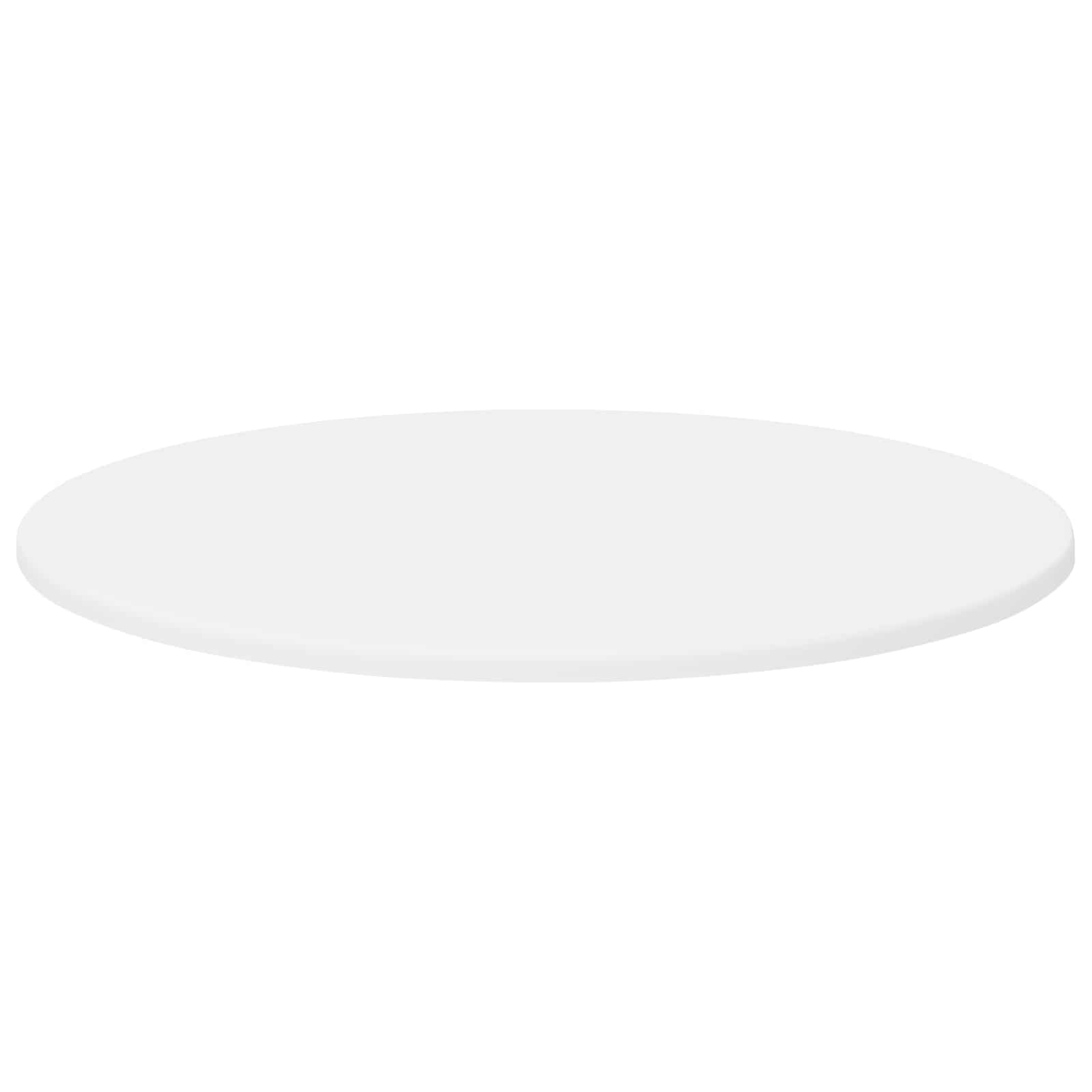 Asztallap fehér ø 60 x 1,5 cm faanyag