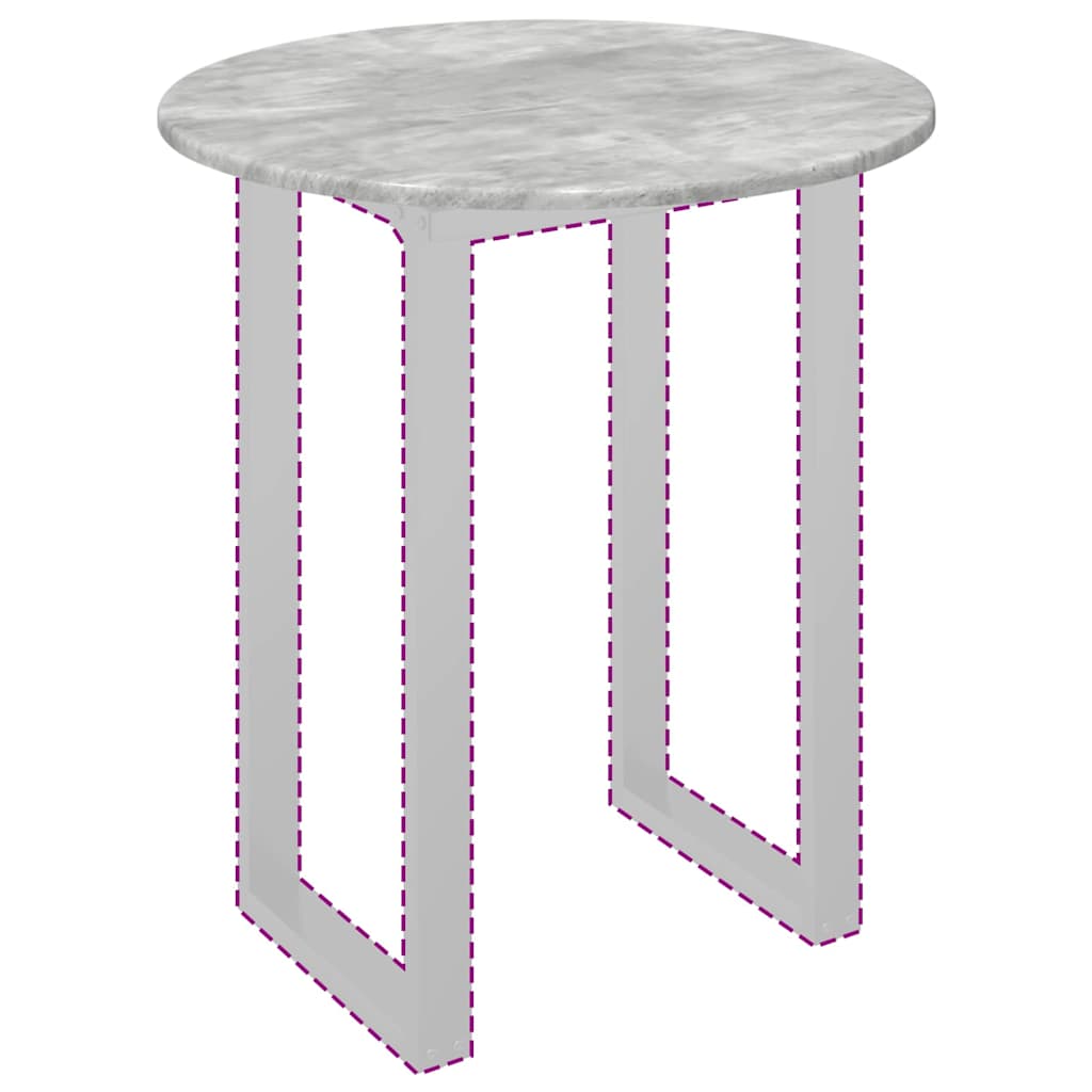 Asztallap beton szürke 60 x 60 x 1.5 cm faanyag