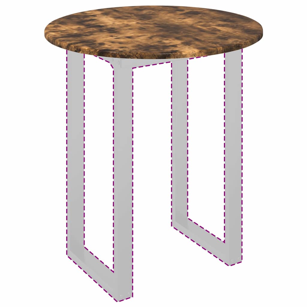 Asztallap füstölt tölgy 60 x 60 x 1.5 cm faanyag