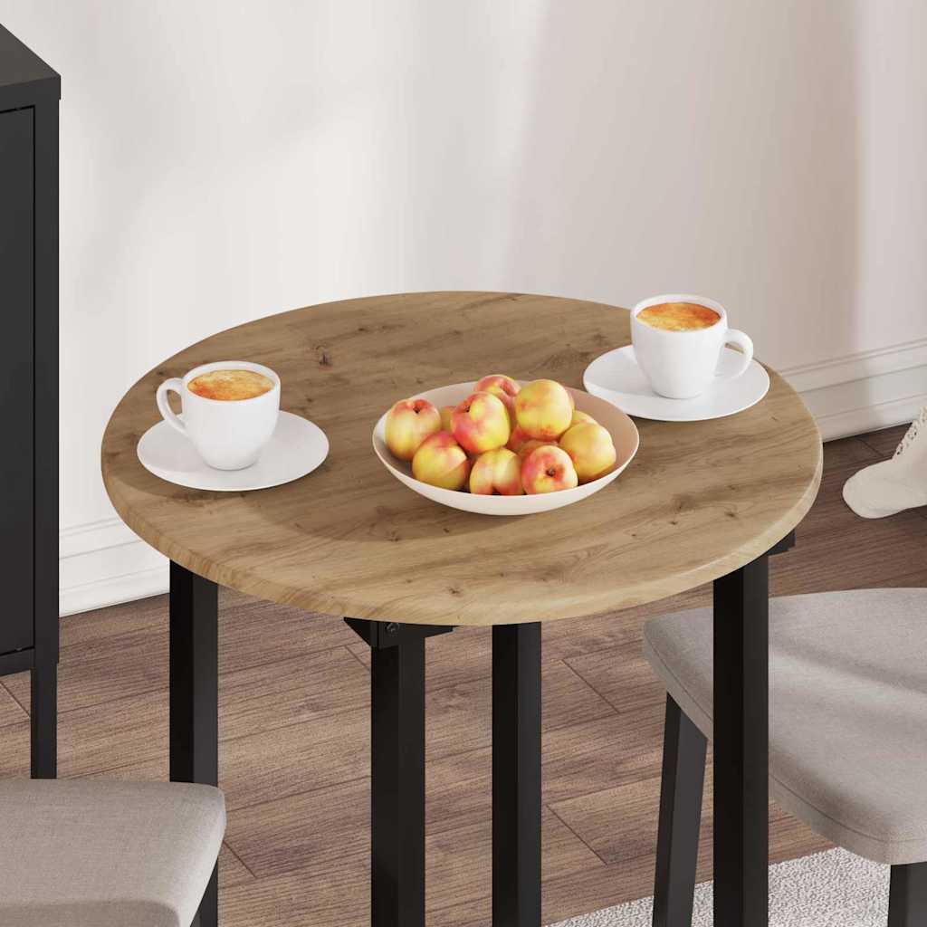 Asztallap kézműves tölgy 60 x 60 x 1.5 cm faanyag