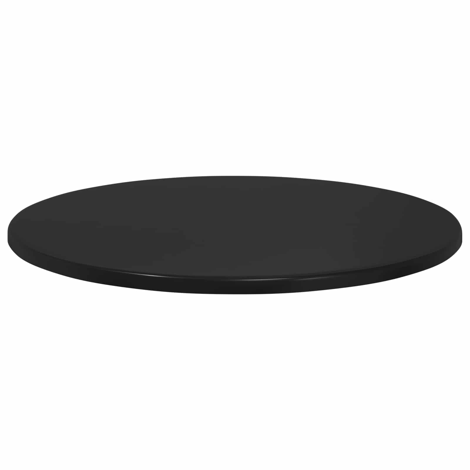 Asztallap fekete ø 70 x 1,5 cm faanyag