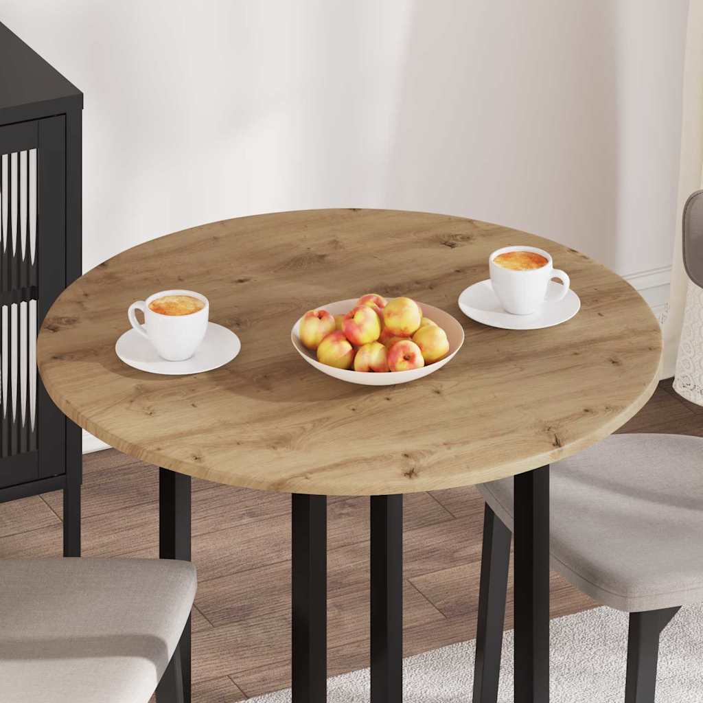 Asztallap kézműves tölgy 80 x 80 x 1.5 cm faanyag