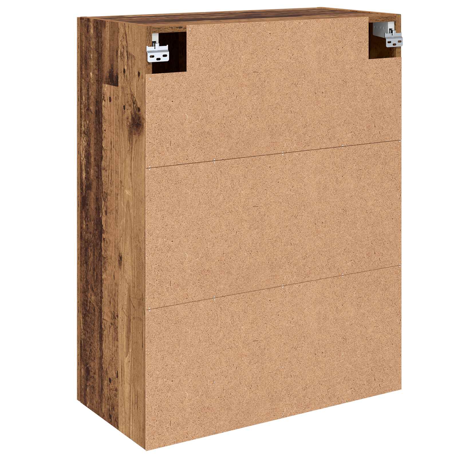 Fali szekrény 2 pcs öreg fa 69,5 x 34 x 90 cm faanyag