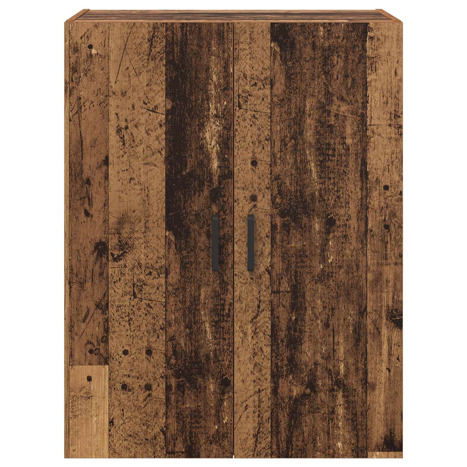Fali szekrény 2 pcs öreg fa 69,5 x 34 x 90 cm faanyag