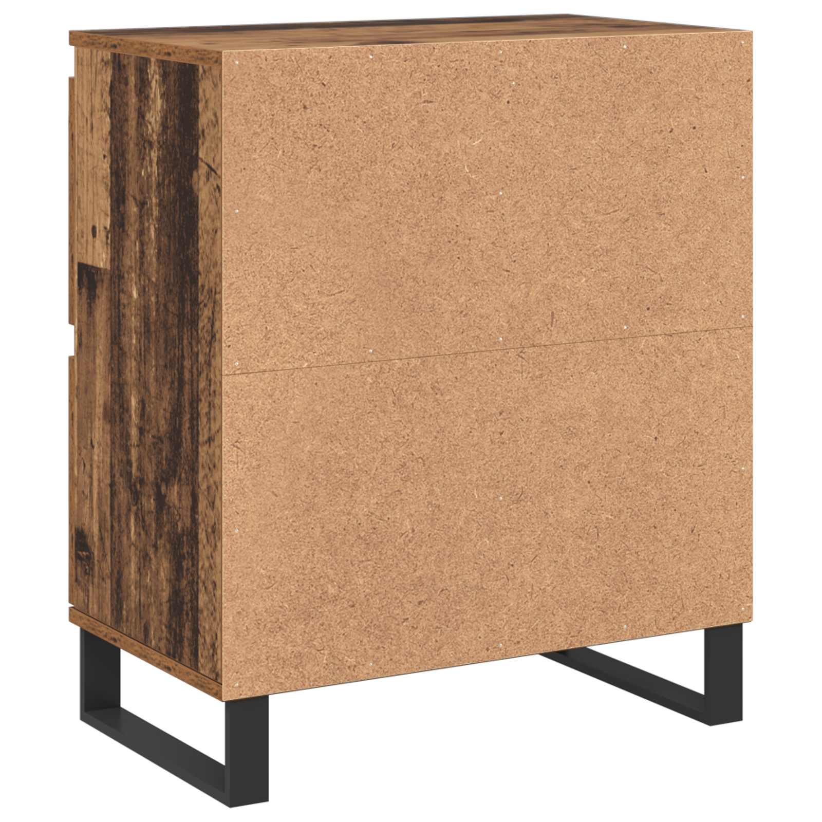 Széf 2 pcs öreg fa 60 x 35 x 70 cm