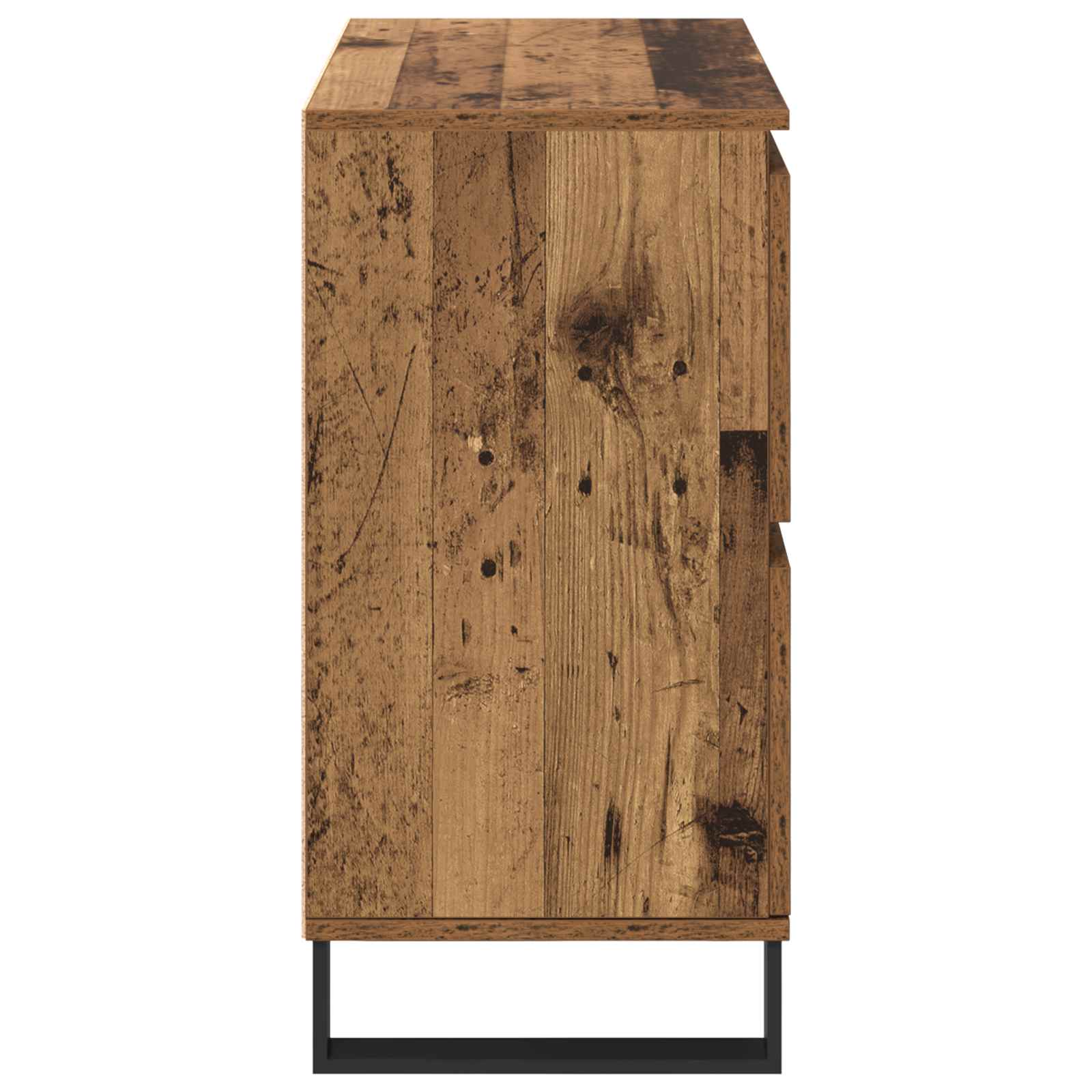 Széf 2 pcs öreg fa 60 x 35 x 70 cm