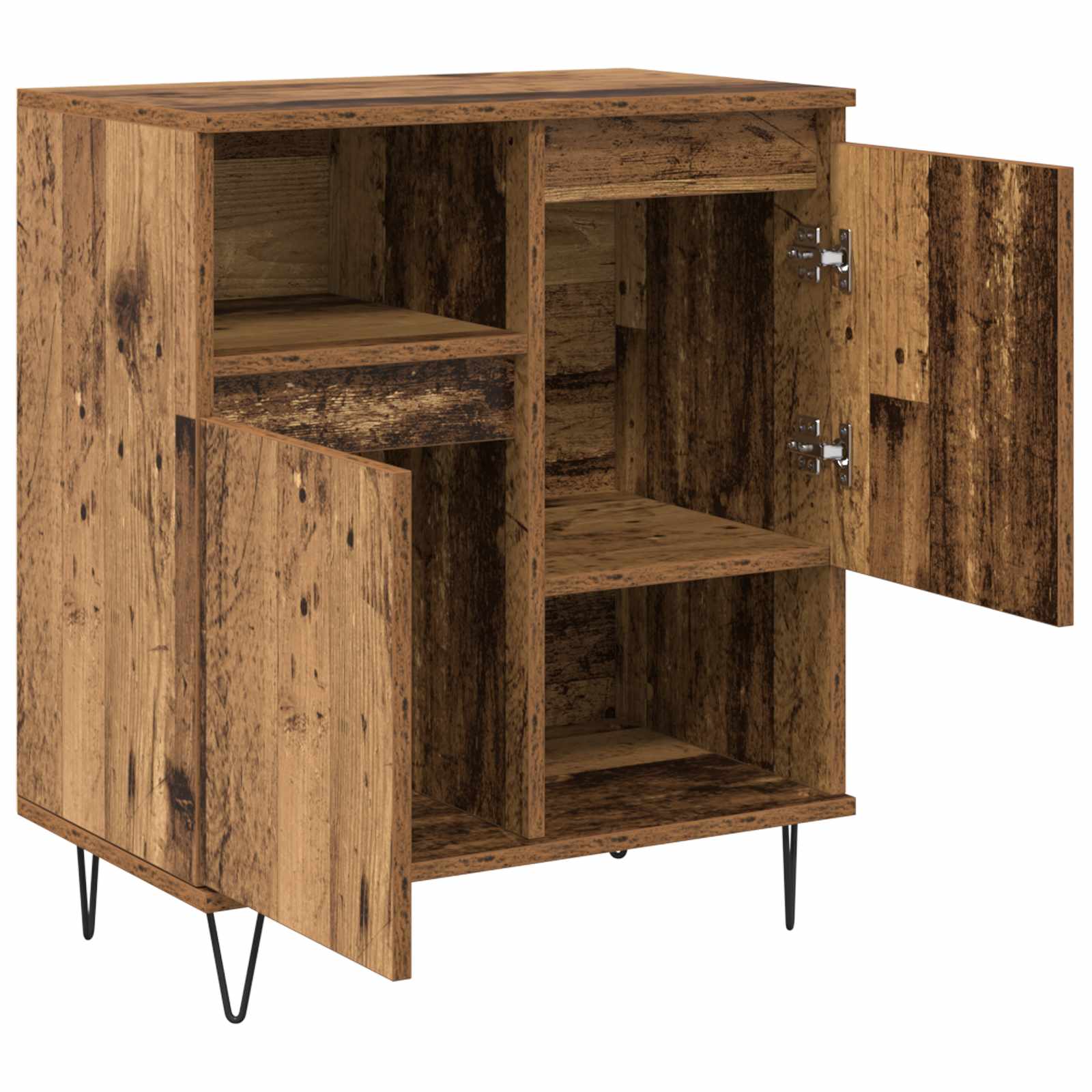 Széf 3 pcs öreg fa 60 x 35 x 70 cm