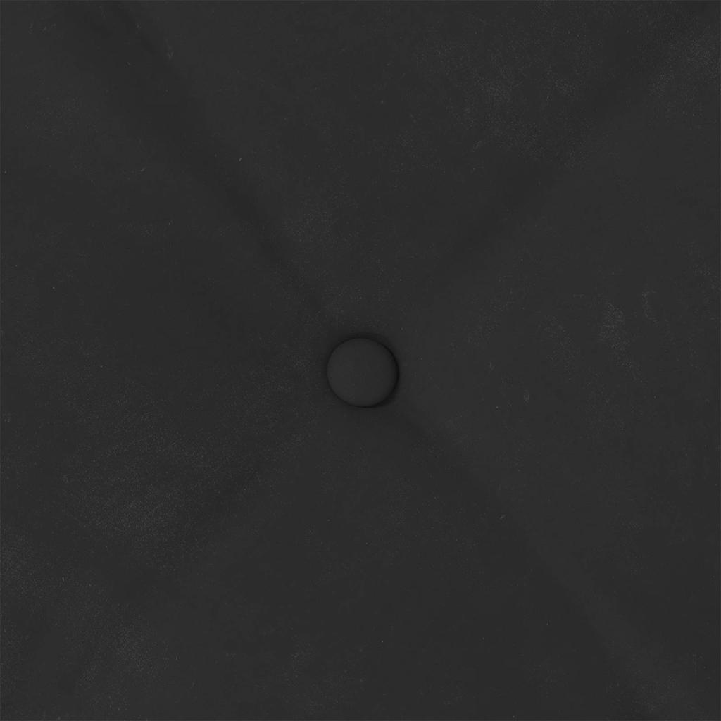 Hátpárna fekete 180 x 50 cm mikroszálas szövet