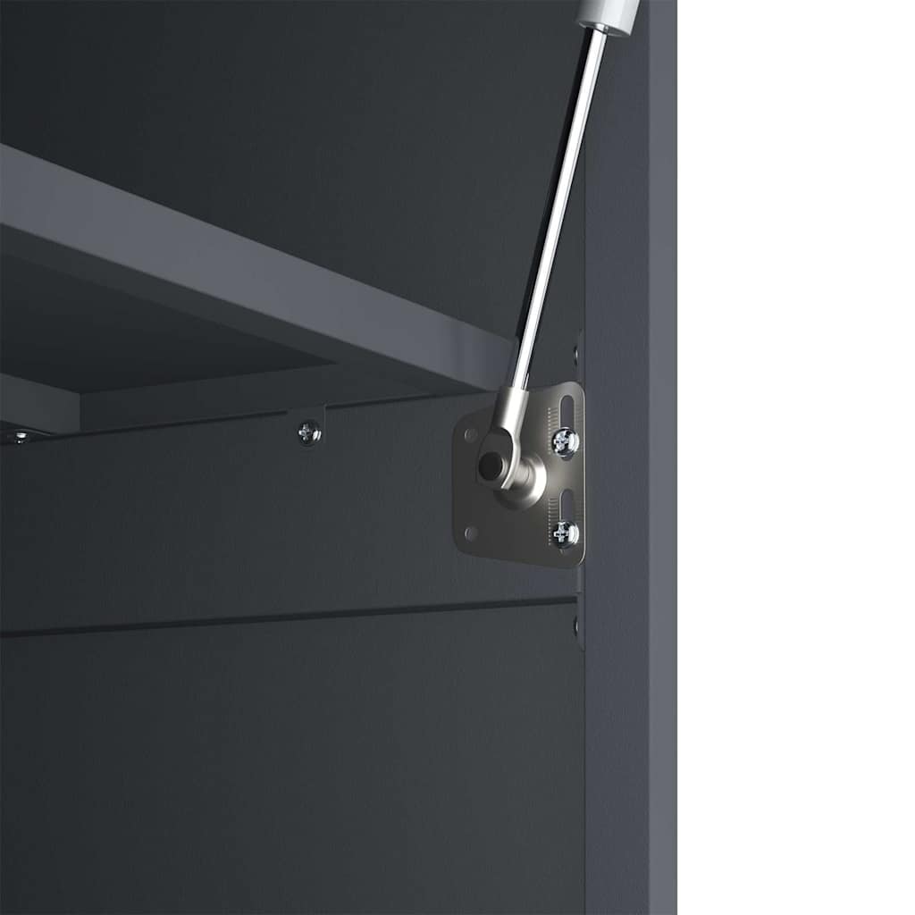 Fali szekrény a garázsba antracit 60 x 40 x 53 cm