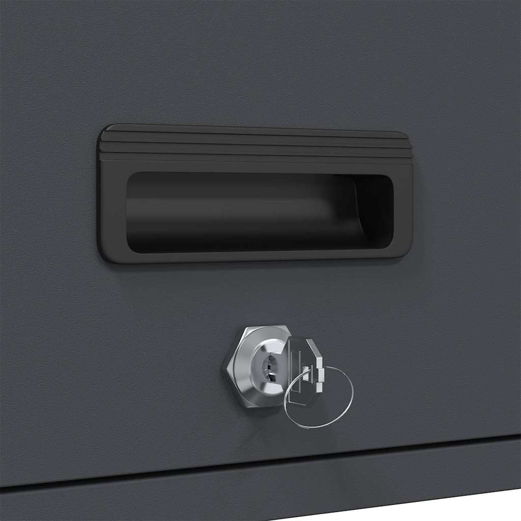 Fali szekrény a garázsba antracit 60 x 40 x 53 cm