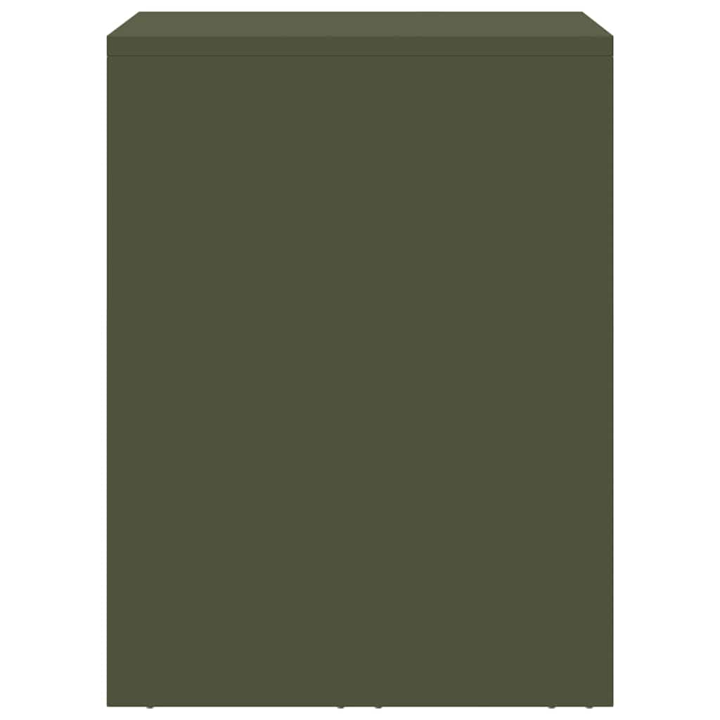 Fali szekrény a garázsba oliva zöld 60 x 40 x 53 cm