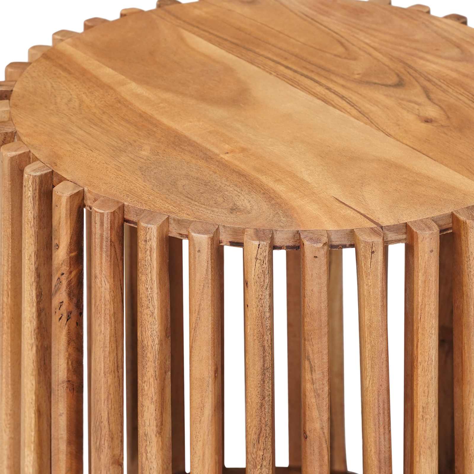 Kisasztal készlet tárolóval ajtóval barna 40 x 40 x 45 cm