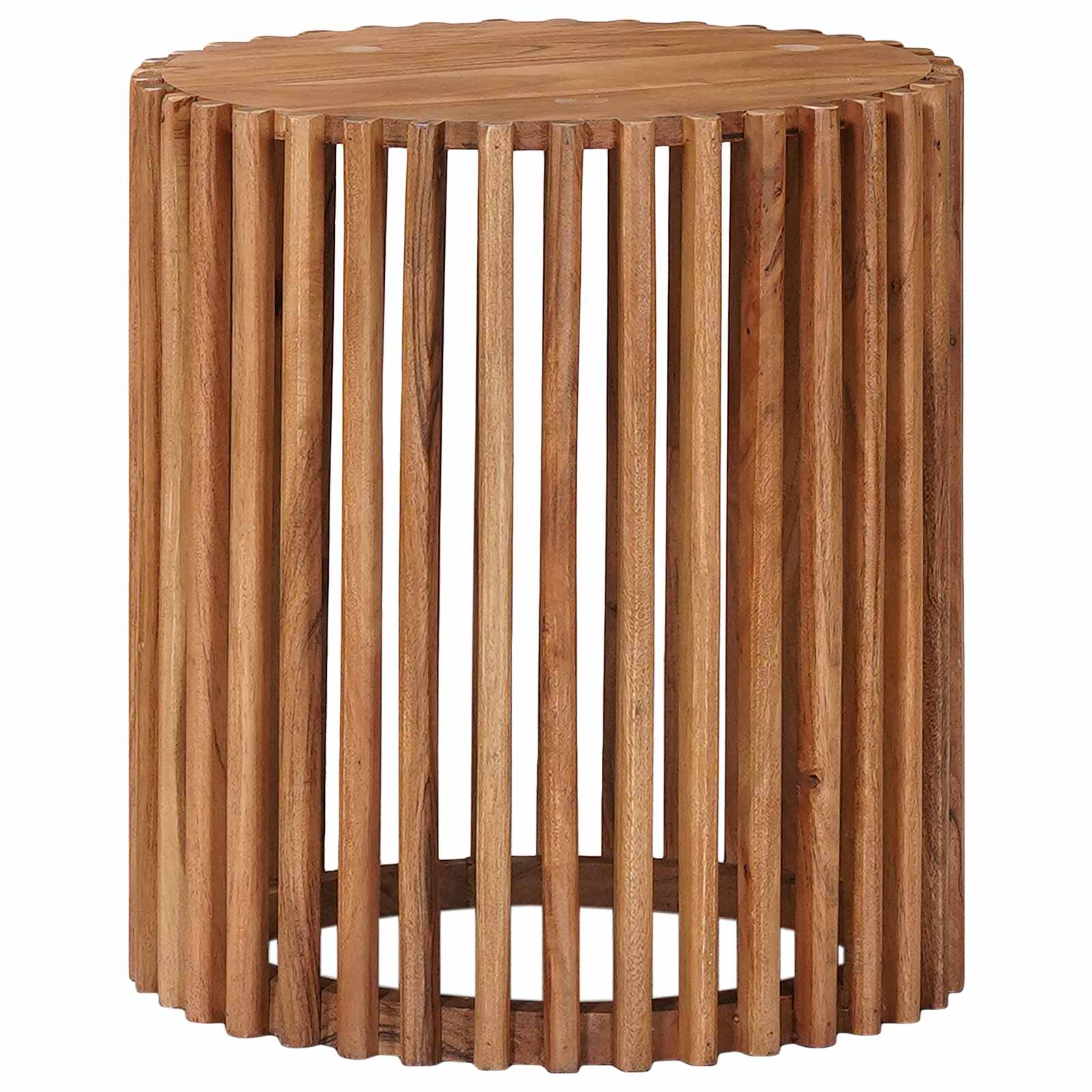 Kisasztal készlet tárolóval ajtóval barna 40 x 40 x 45 cm