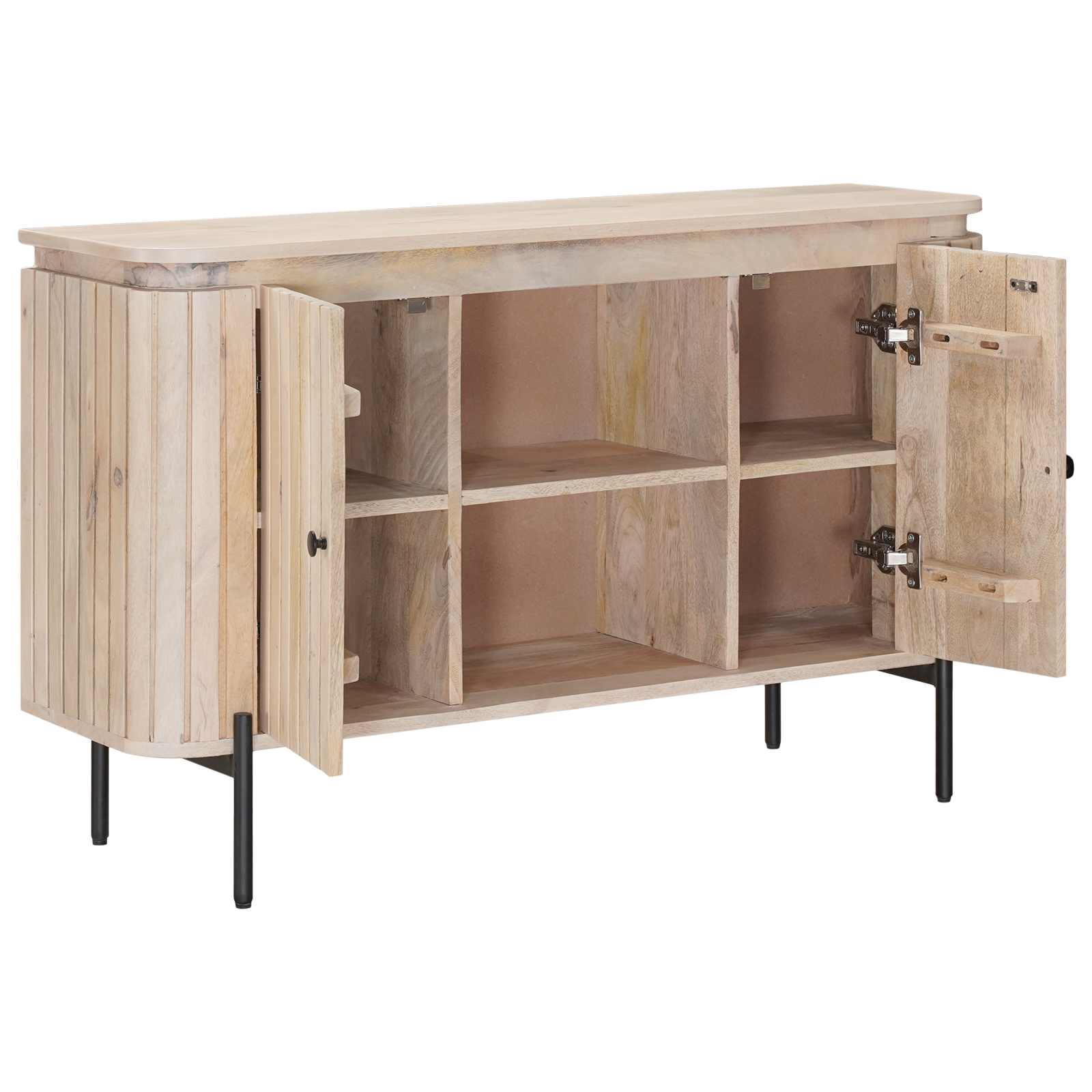 Széf 105 x 30 x 65 cm tömör mangófa és műszaki fa