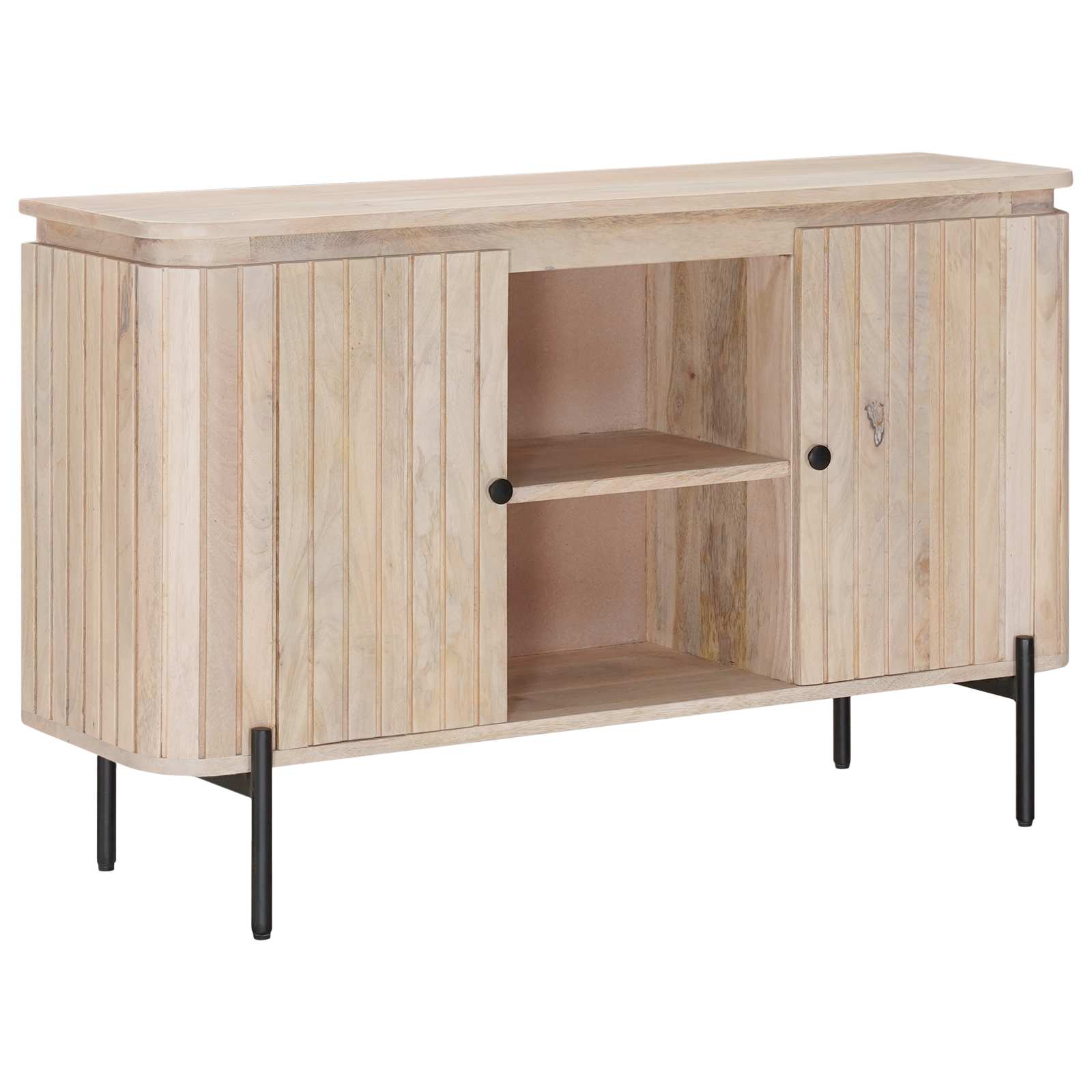Széf 105 x 30 x 65 cm tömör mangófa és műszaki fa