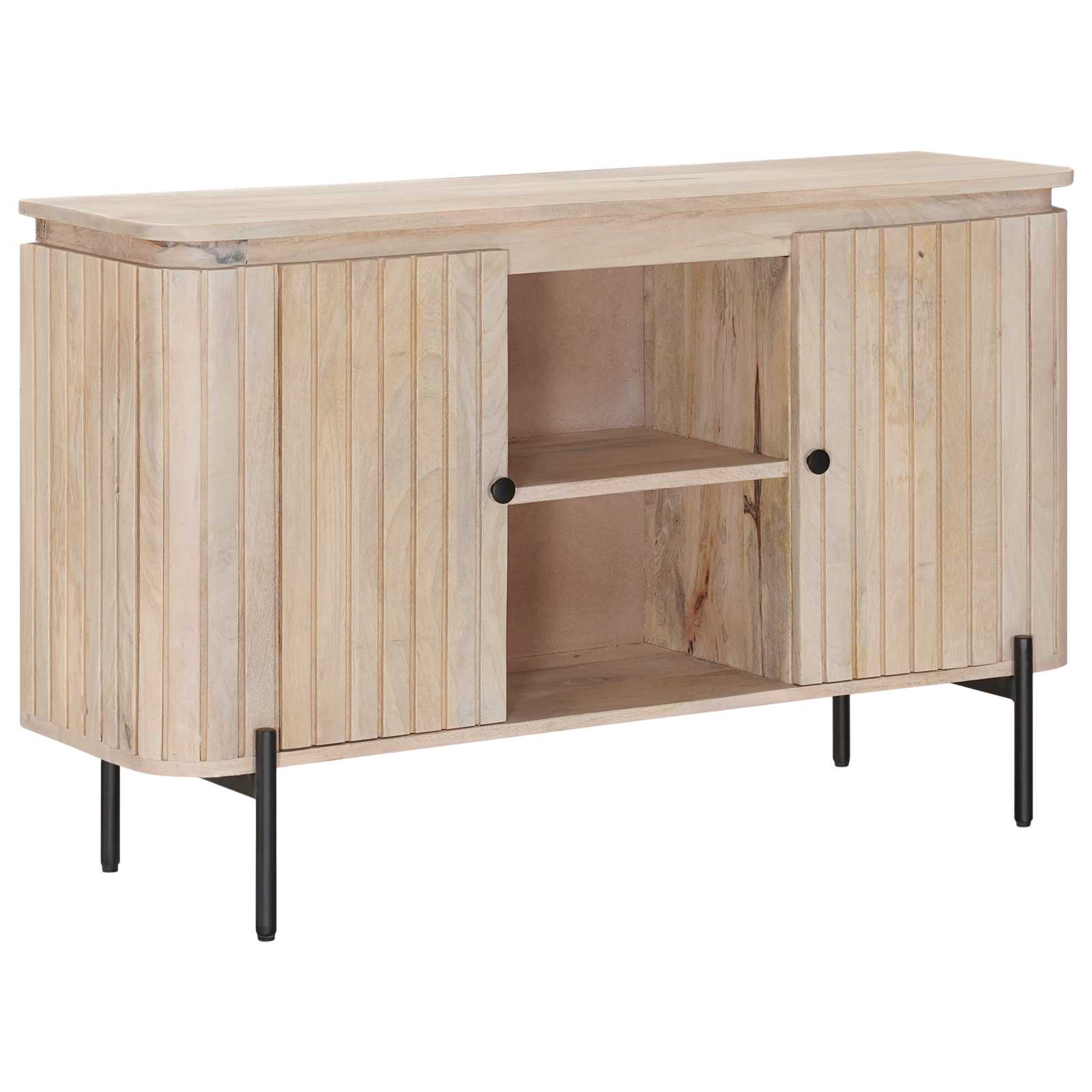 Széf 105 x 30 x 65 cm tömör mangófa és műszaki fa