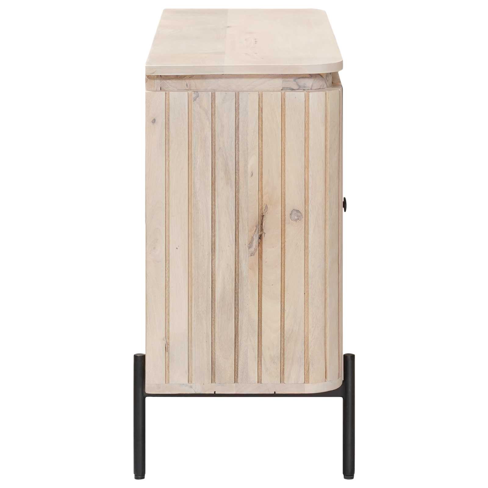 Széf 105 x 30 x 65 cm tömör mangófa és műszaki fa