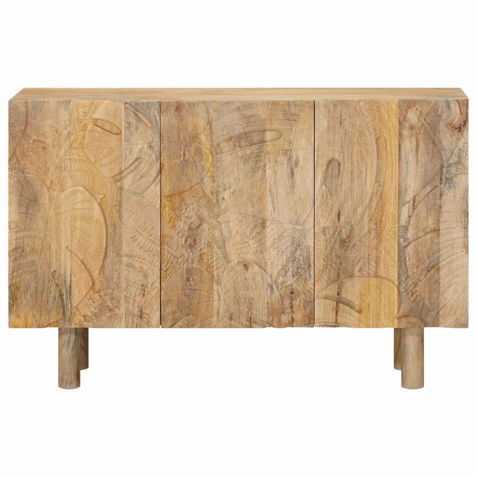 Széf 100 x 30 x 65 cm tömör mangófa és műszaki fa