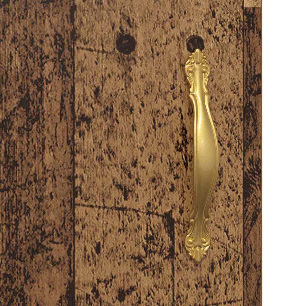 Fali szekrények 2 pcs öreg fa 69,5 x 34 x 90 cm faanyag