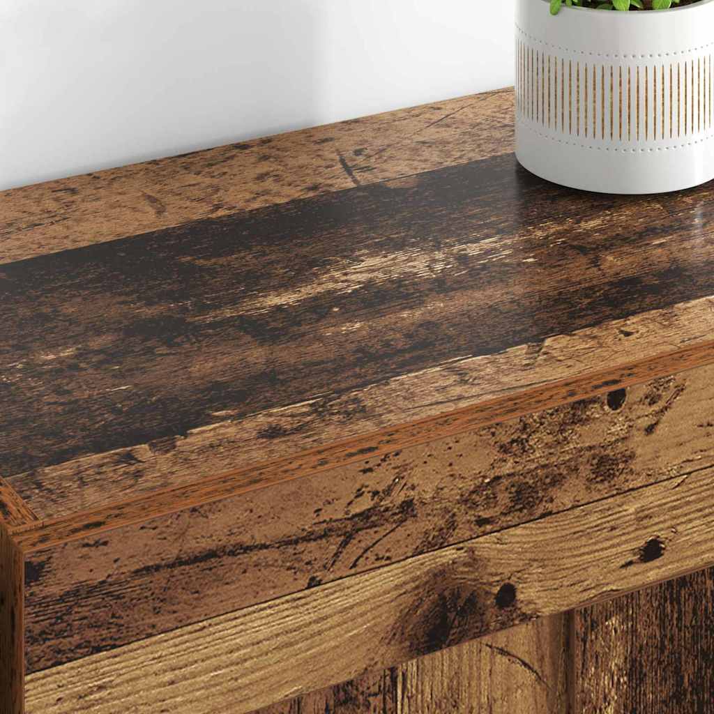 Fali szekrények 2 pcs öreg fa 69,5 x 34 x 90 cm faanyag