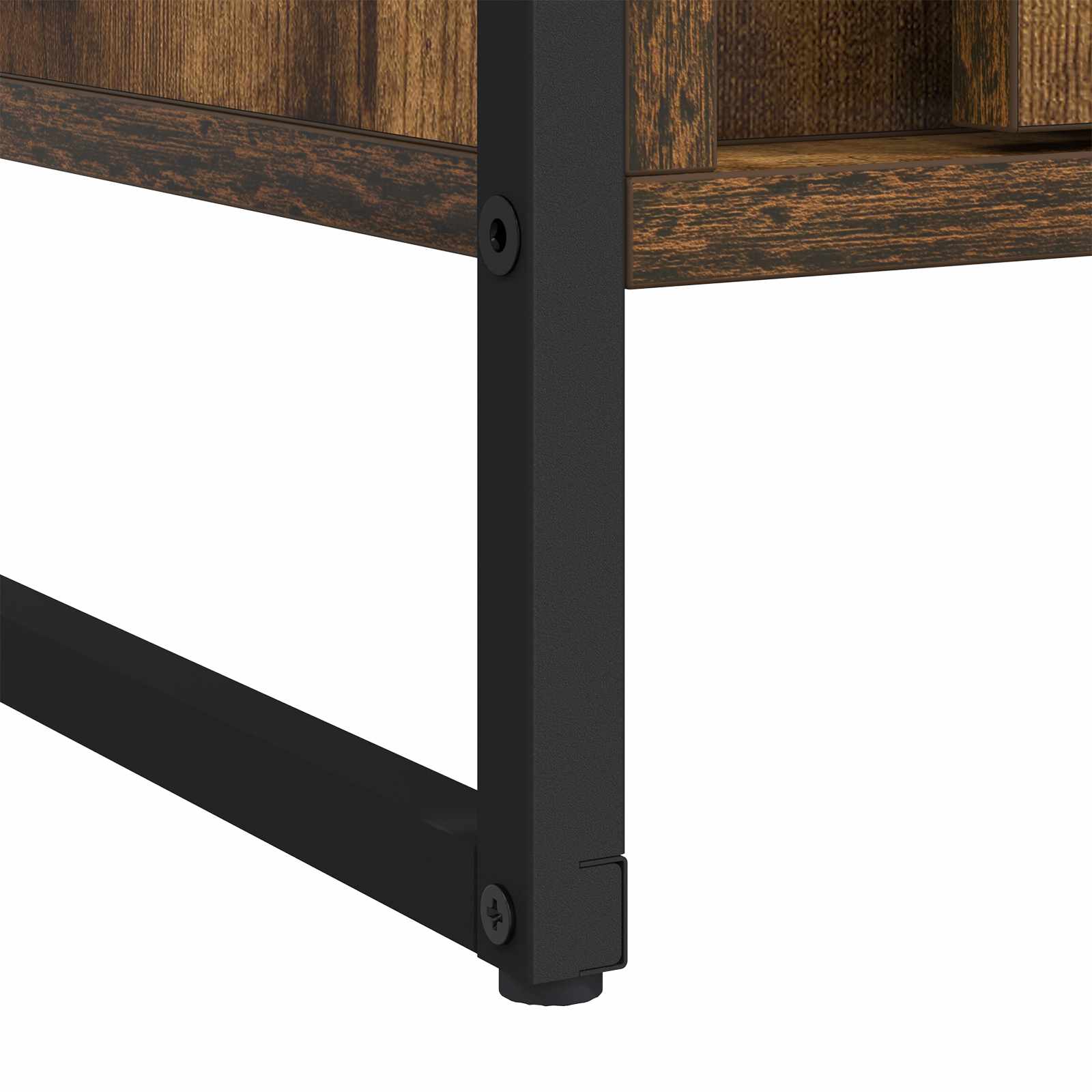 Szekrény tárolóval 2 pcs füstös tölgy 50 x 50 x 200 cm faanyag