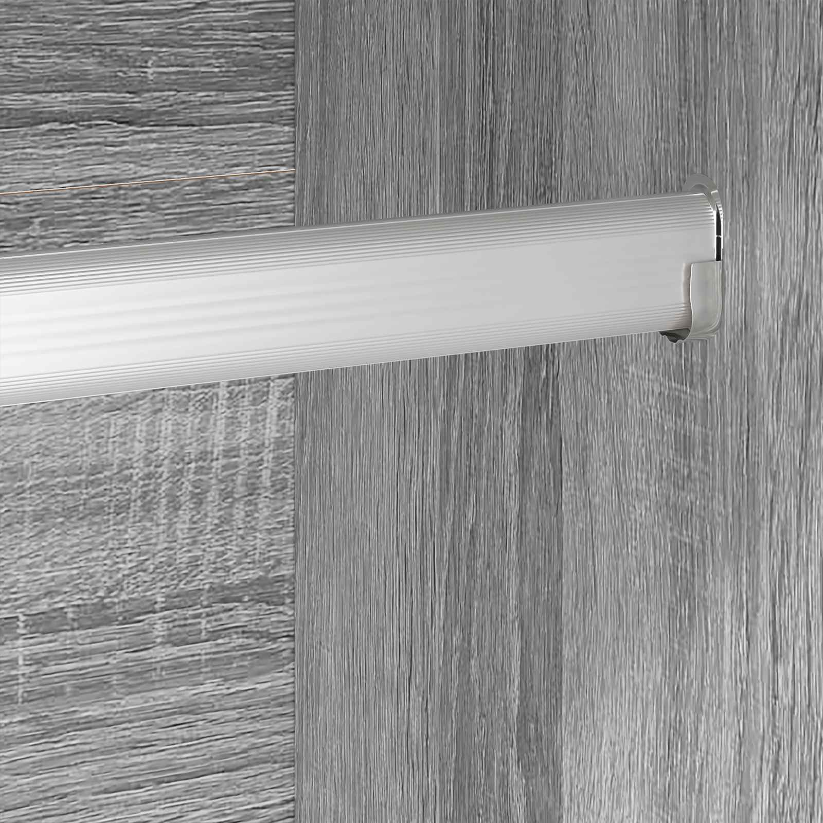 Szekrény tárolóval 2 pcs szürke sonoma 50 x 50 x 200 cm faanyag