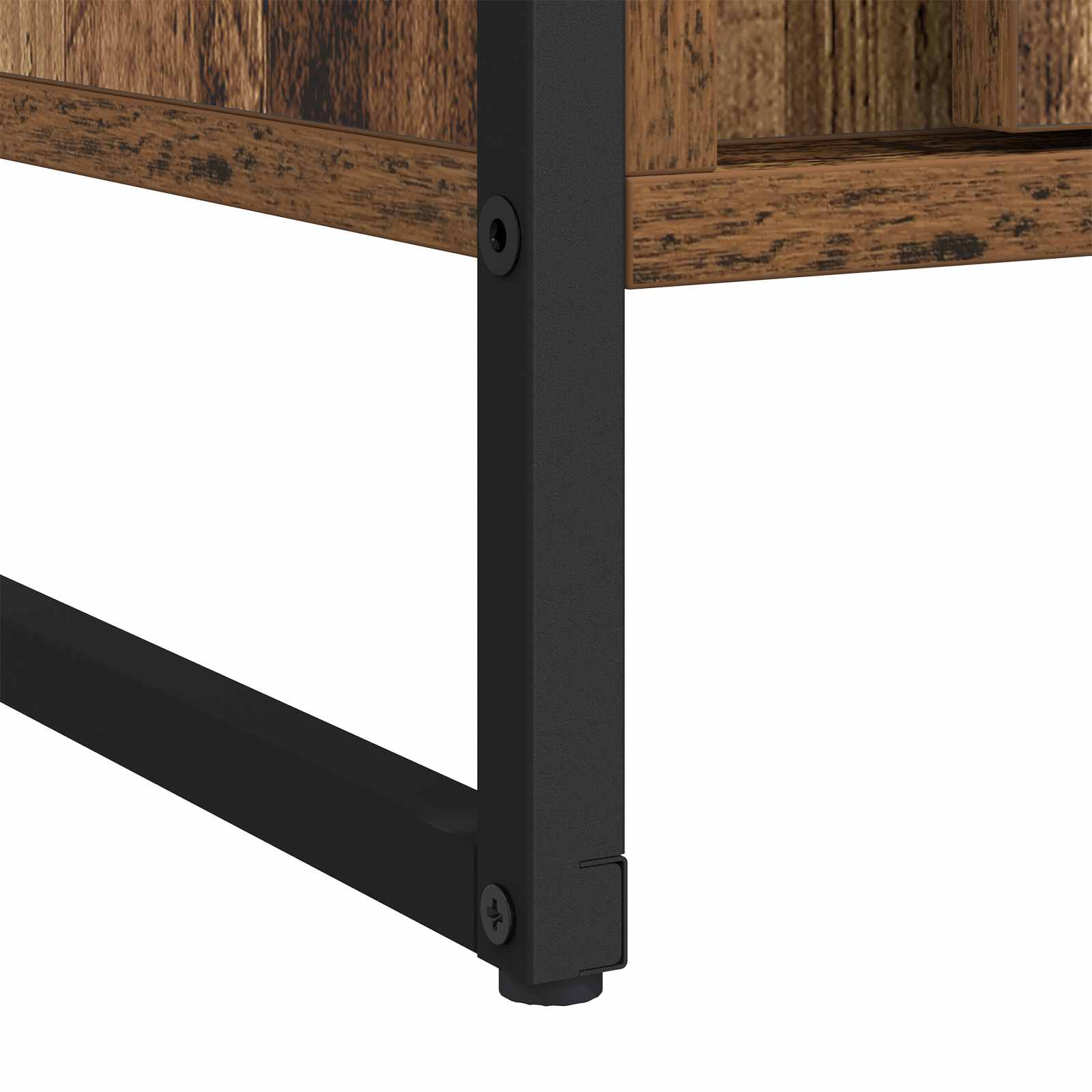 Szekrény tárolóval 2 pcs öreg fa 50 x 50 x 200 cm faanyag