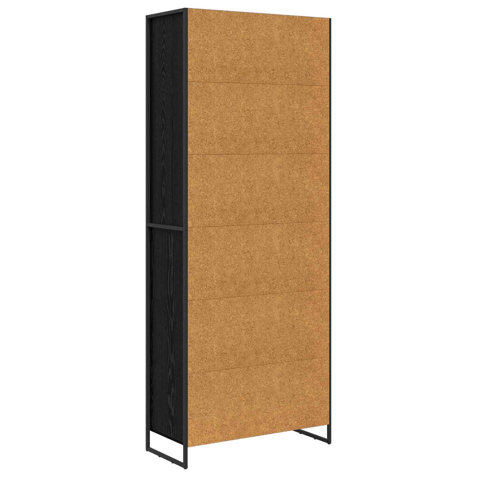 Magas szekrények fekete tölgy 79 x 36 x 200 cm faanyag