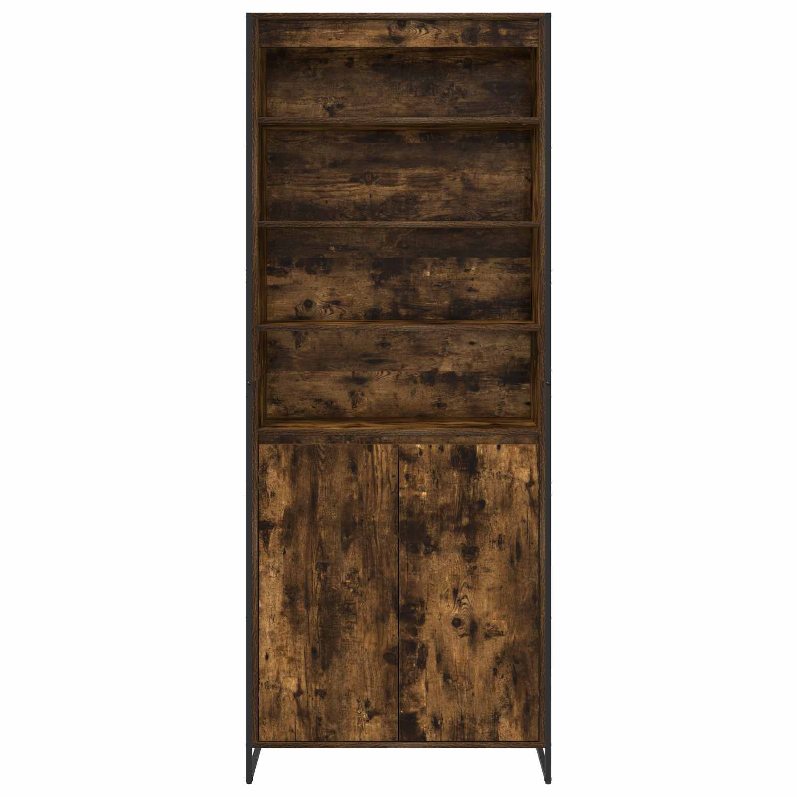 Magas szekrények füstös tölgy 79 x 36 x 200 cm faanyag