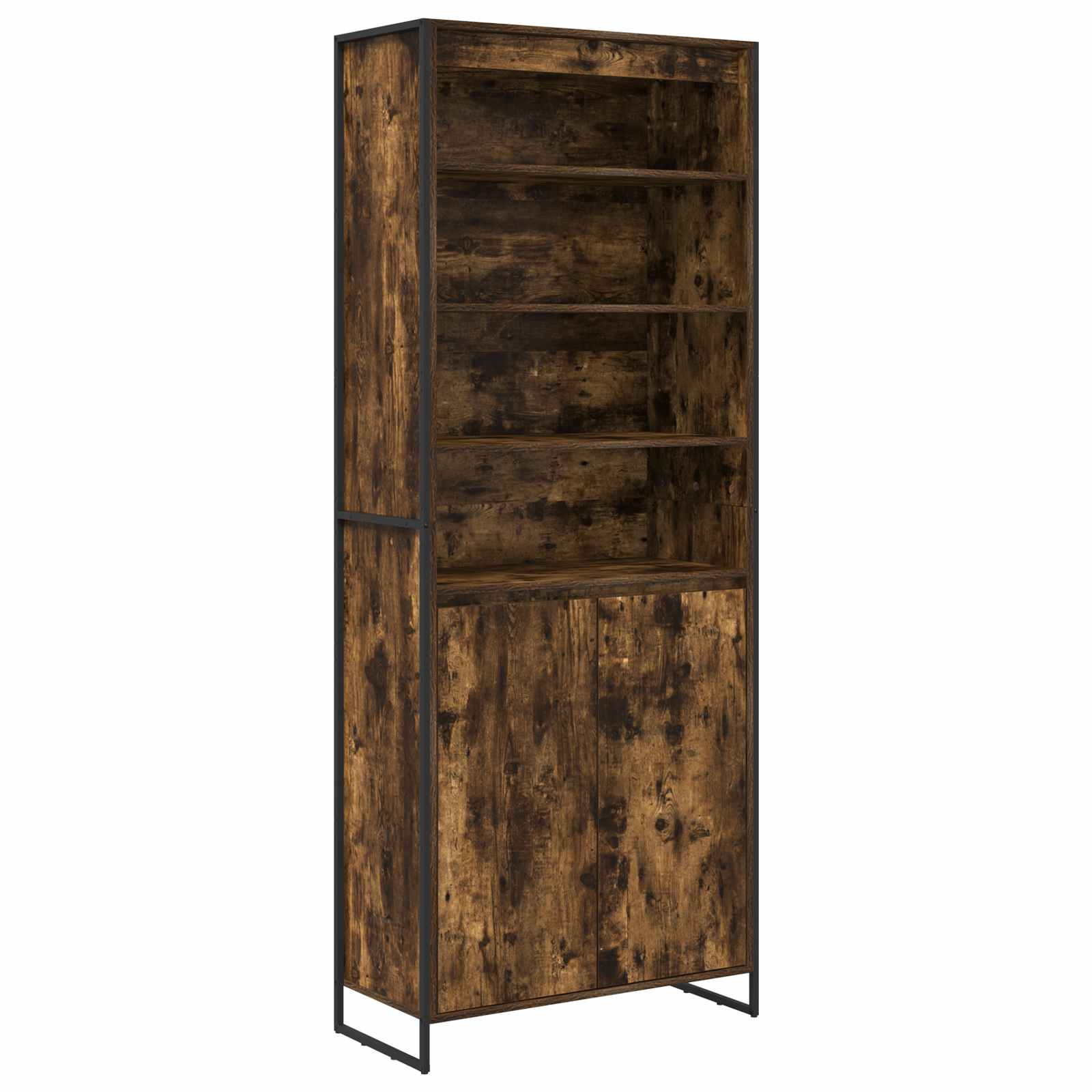 Magas szekrények füstös tölgy 79 x 36 x 200 cm faanyag