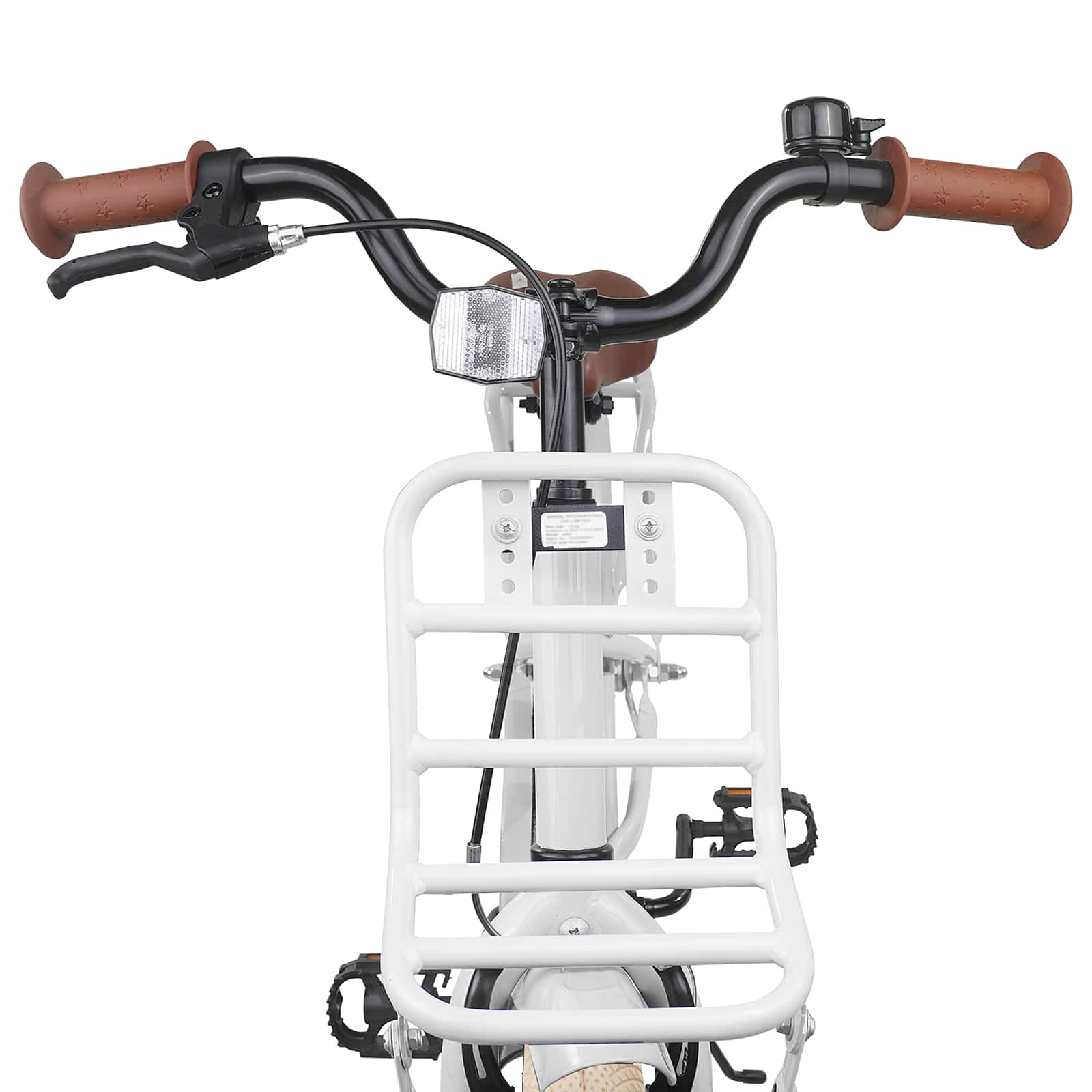 Gyerek bicikli 18 hüvelyk 5-7 éves korig fehér