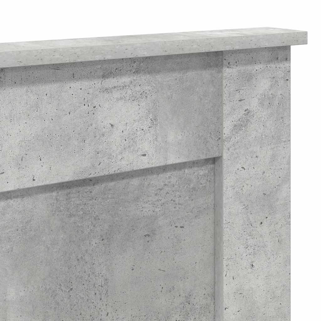 Fejtámla fejtámlával beton szürke 200 cm faanyag