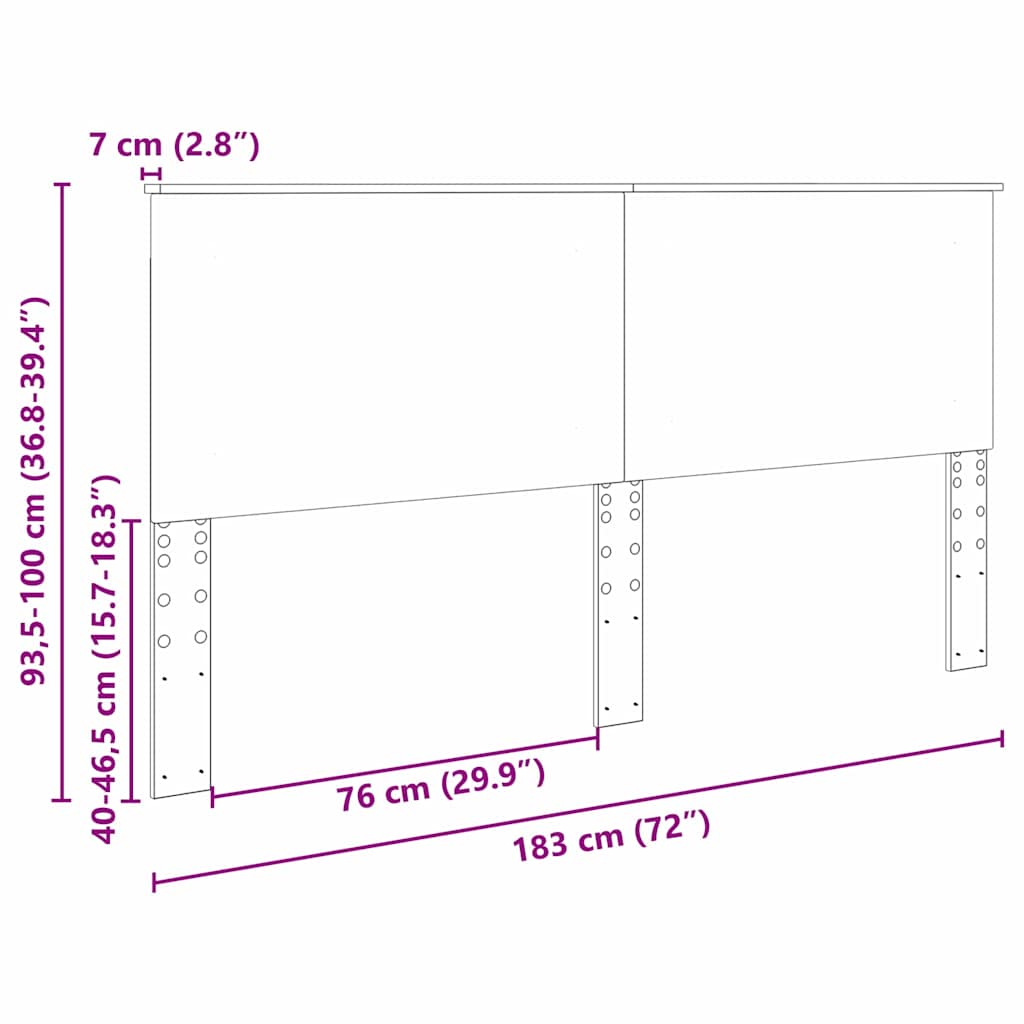Fejtámla fejtámlával öreg fa 180 cm faanyag