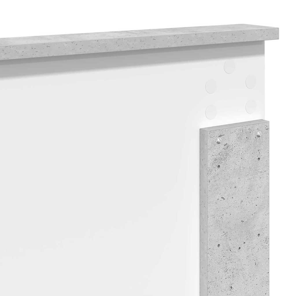 Fejtámla fejtámlával beton szürke 120 cm faanyag