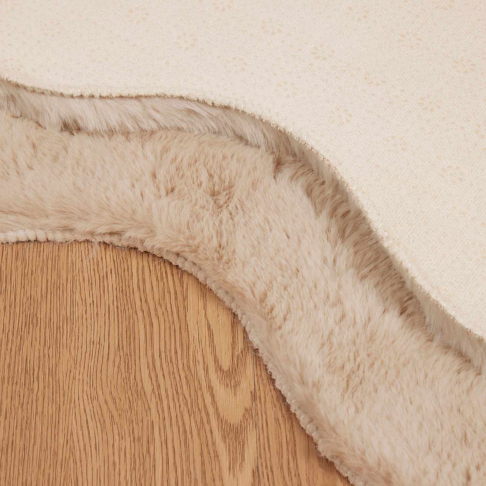 Mű nyúl szőr szőnyeg olite tópszínű 80 x 120 cm poliészter