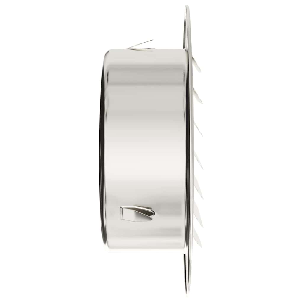 Levegő szellőzőfedél 4 pcs ezüst 100 mm rozsdamentes acél