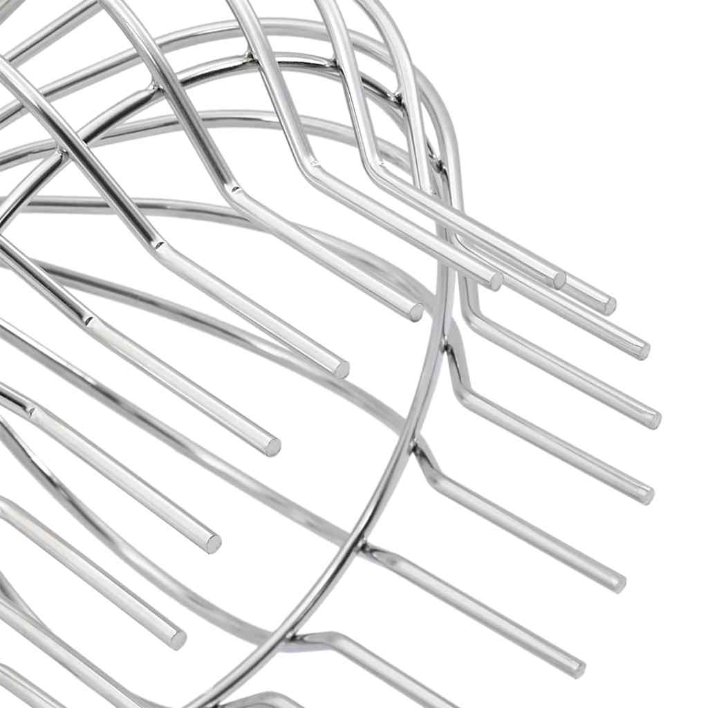 Cseppentő levélvédő 8 pcs ezüst 160 mm rozsdamentes acél