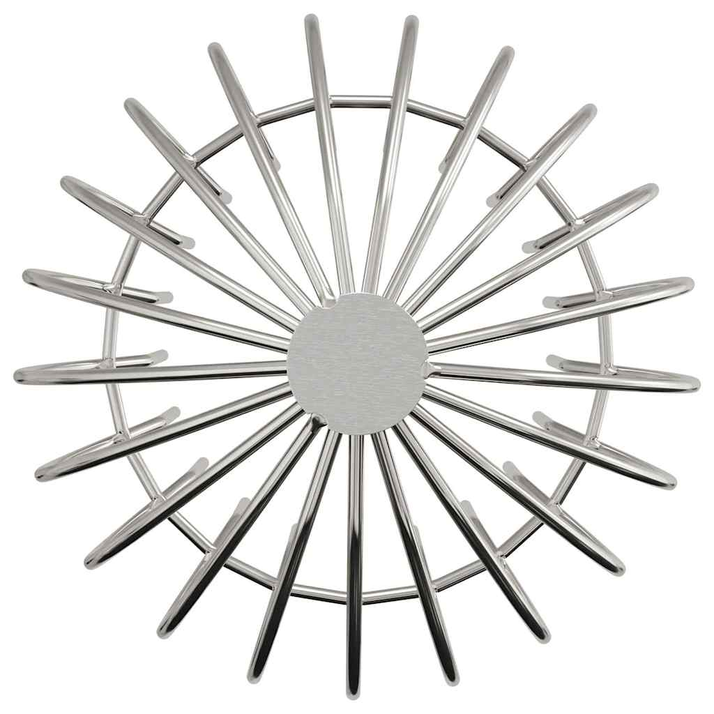 Cseppentő levélvédő 8 pcs ezüst 160 mm rozsdamentes acél