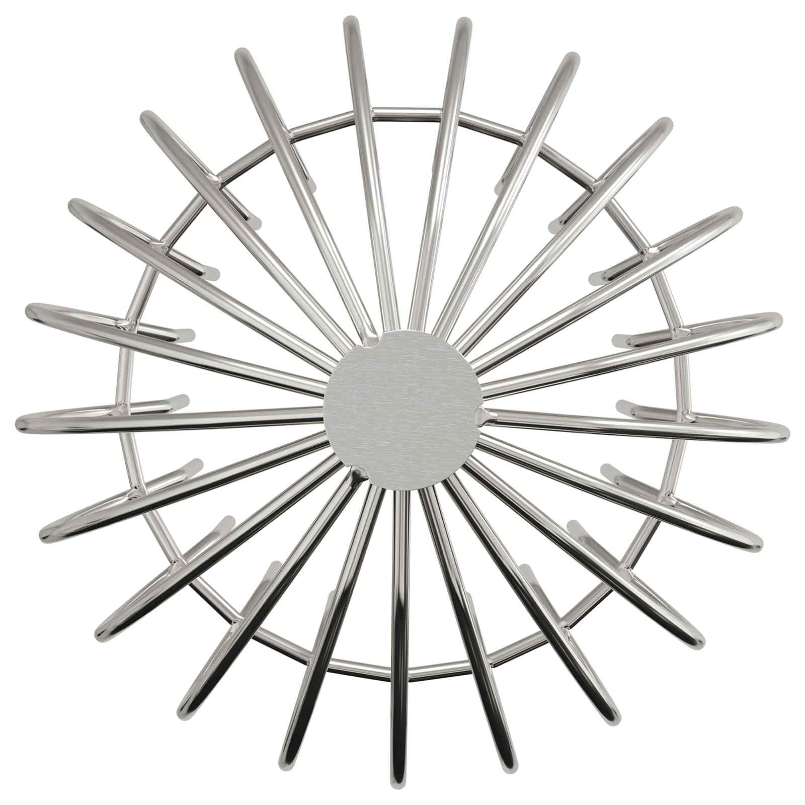 Cseppentő levélvédő 8 pcs ezüst 200 mm rozsdamentes acél