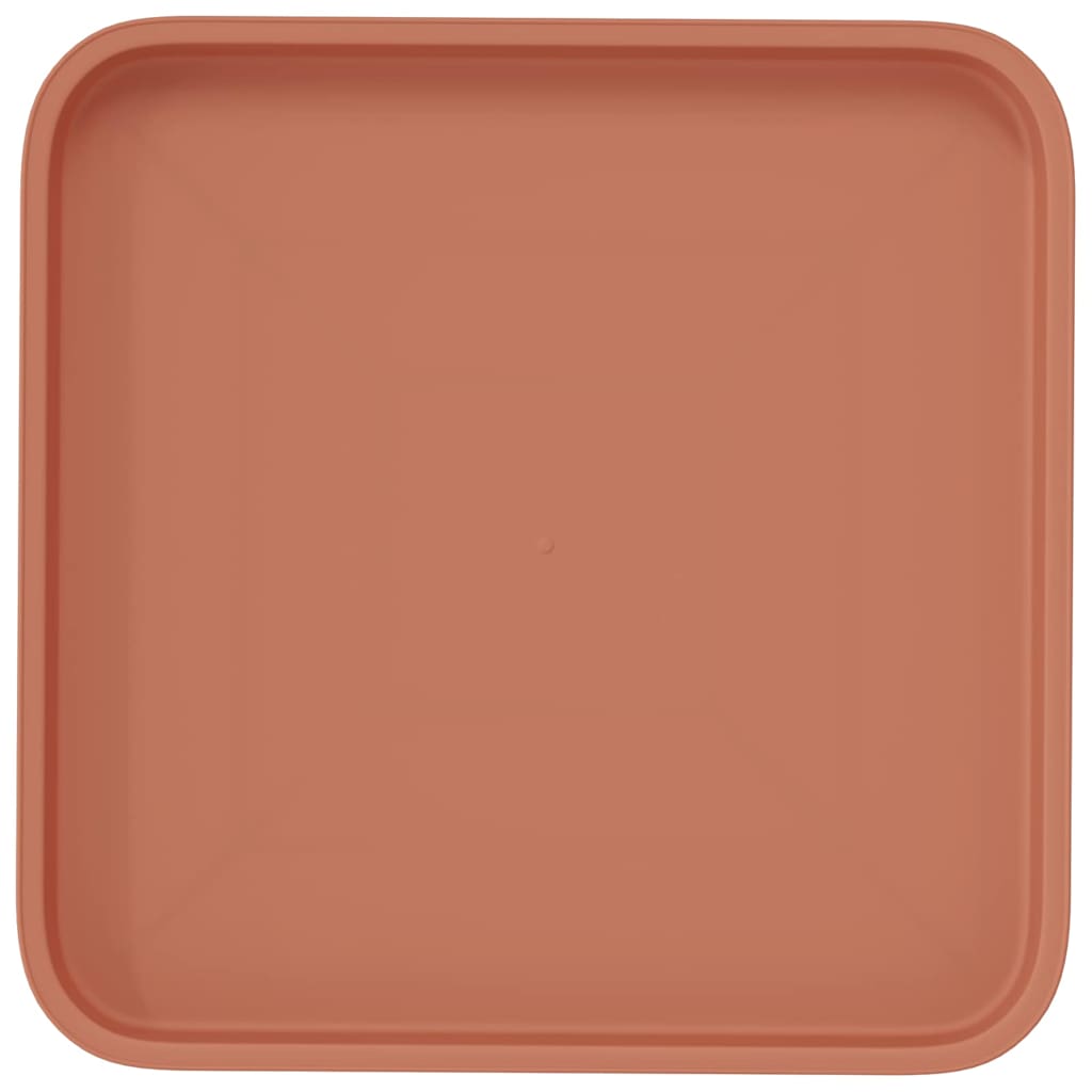 Négyzetes virágtálca 24 pcs tégla vörös 32 x 32 x 2,5 cm