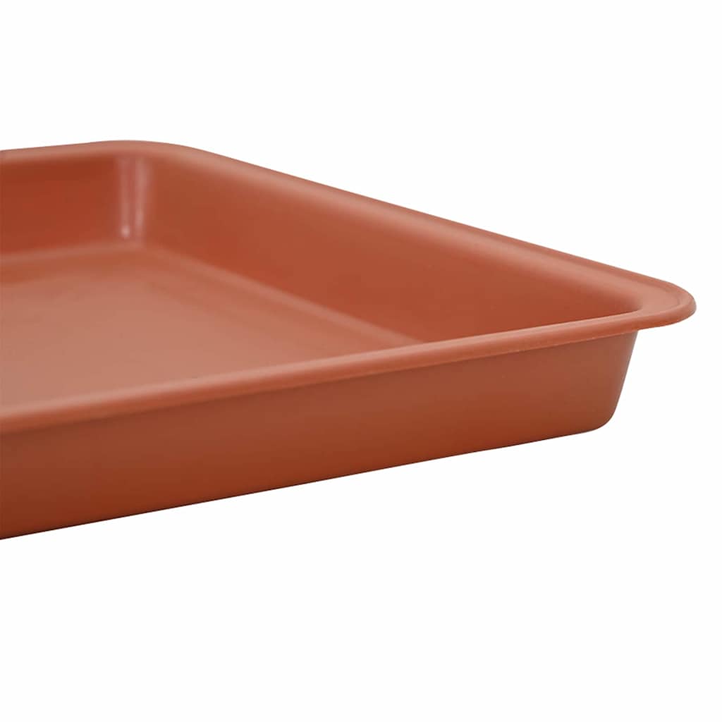 Négyzetes virágtálca 24 pcs tégla vörös 36 x 36 x 2.5 cm