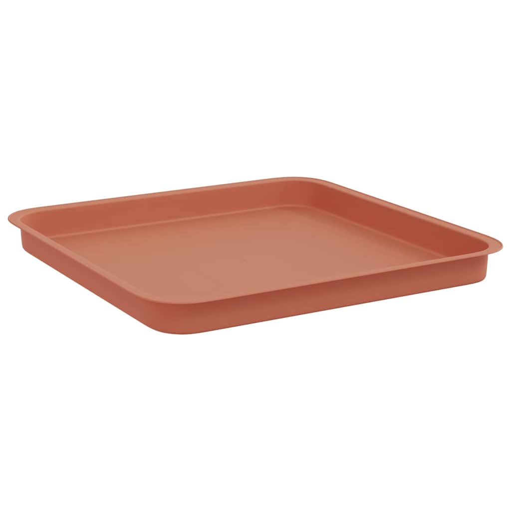 Négyzetes virágtálca 24 pcs tégla vörös 36 x 36 x 2.5 cm