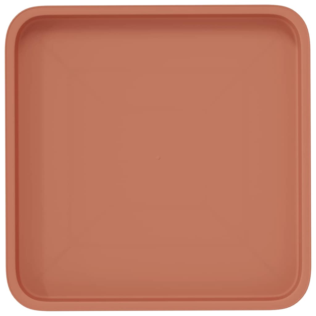 Négyzetes virágtálca 24 pcs tégla vörös 36 x 36 x 2.5 cm