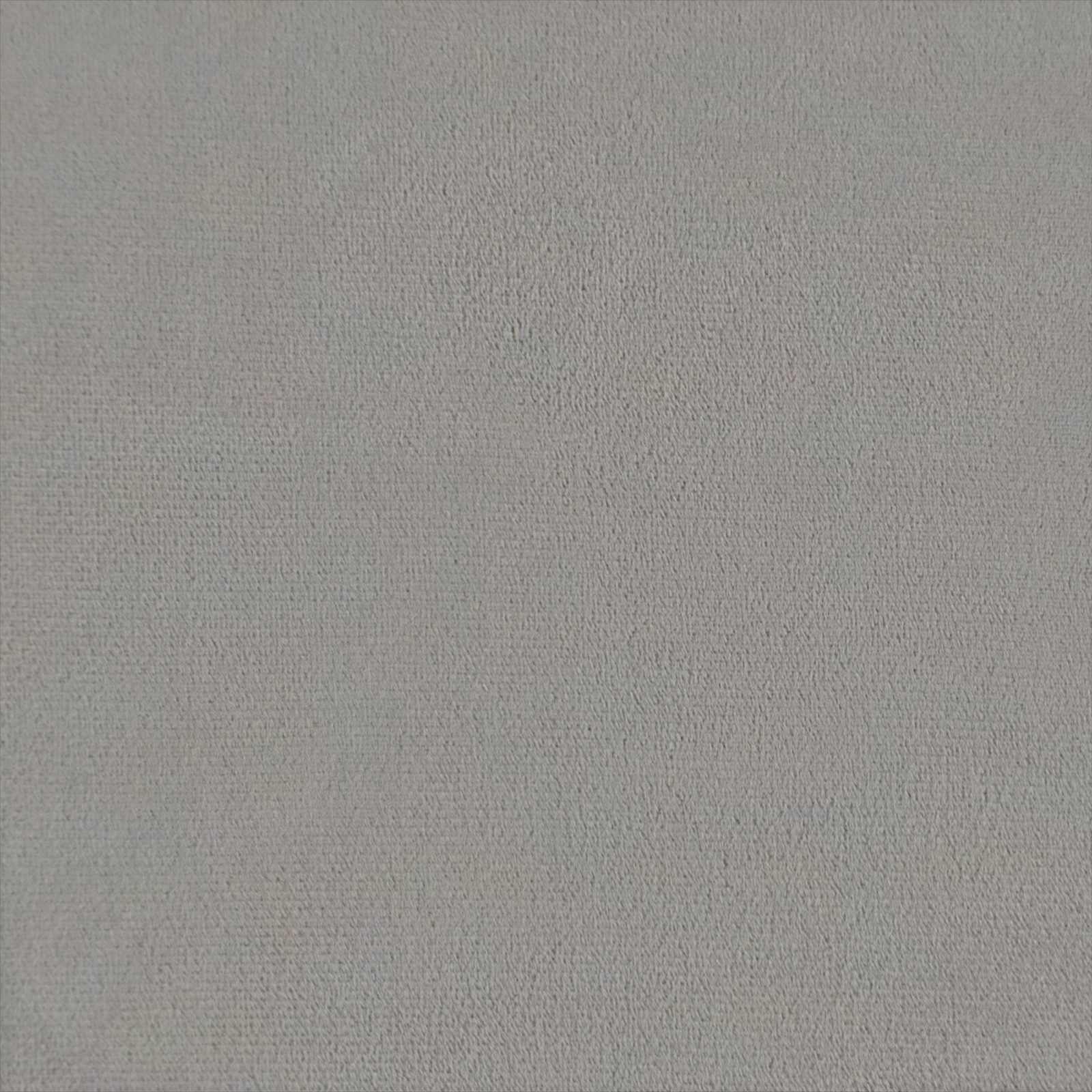 Párás fotel párnával világosszürke 91 x 157 x 91 cm bársony