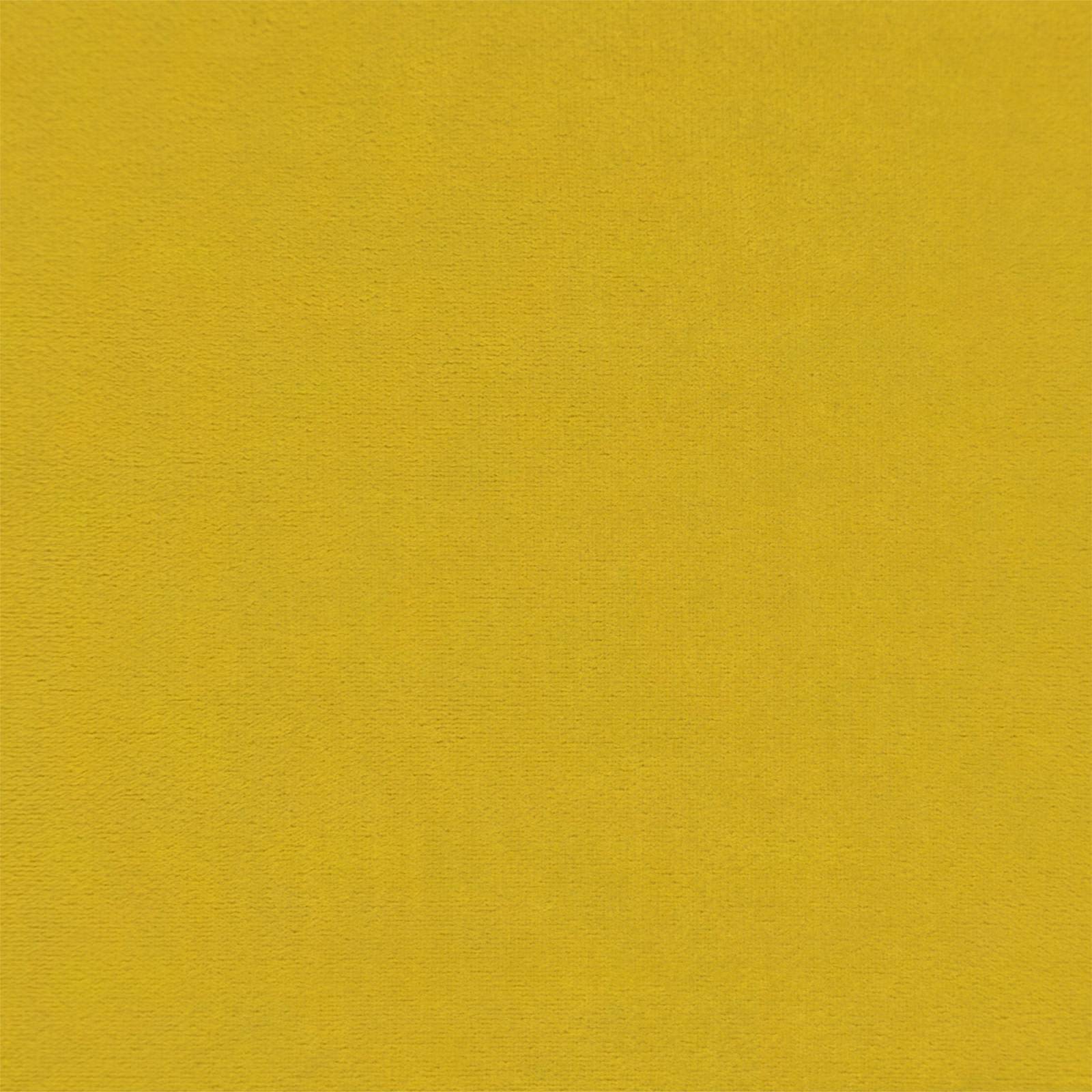 Párás fotel párnával sárga 91 x 157 x 91 cm bársony