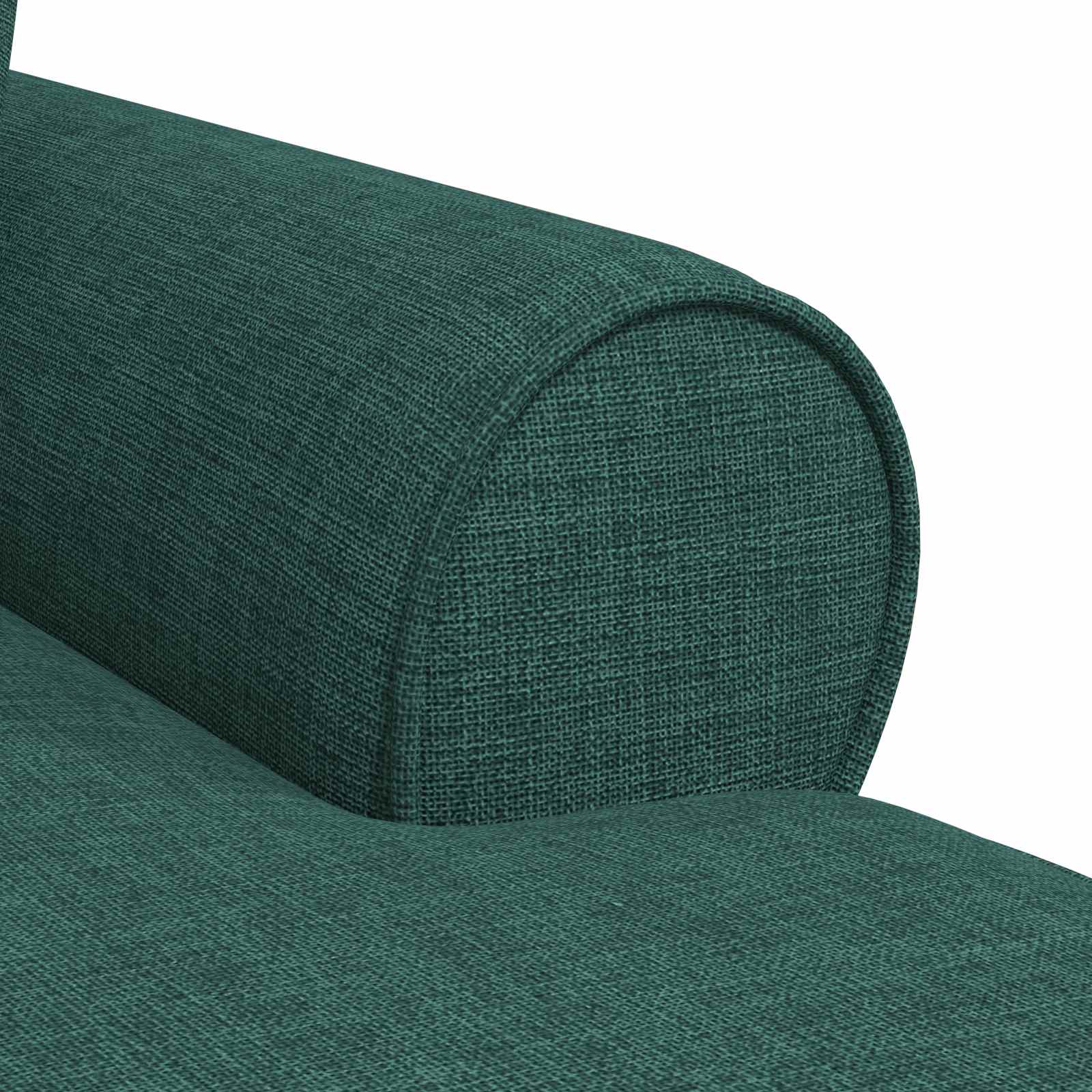 Fotel loungba szoknyával párnával 3 pcs sötétzöld szövet